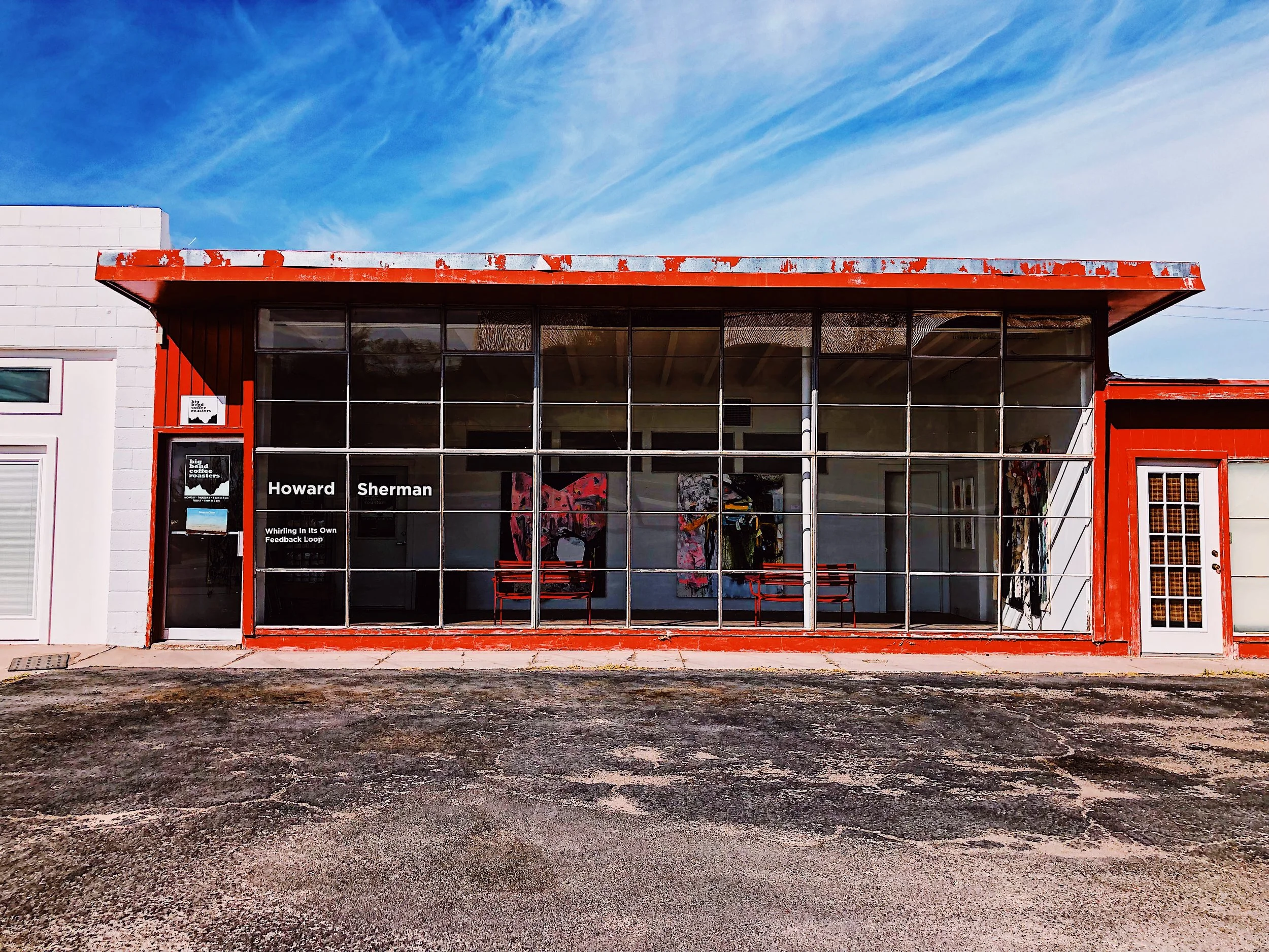 Another closed art studio—but at least we could peek through the windows.