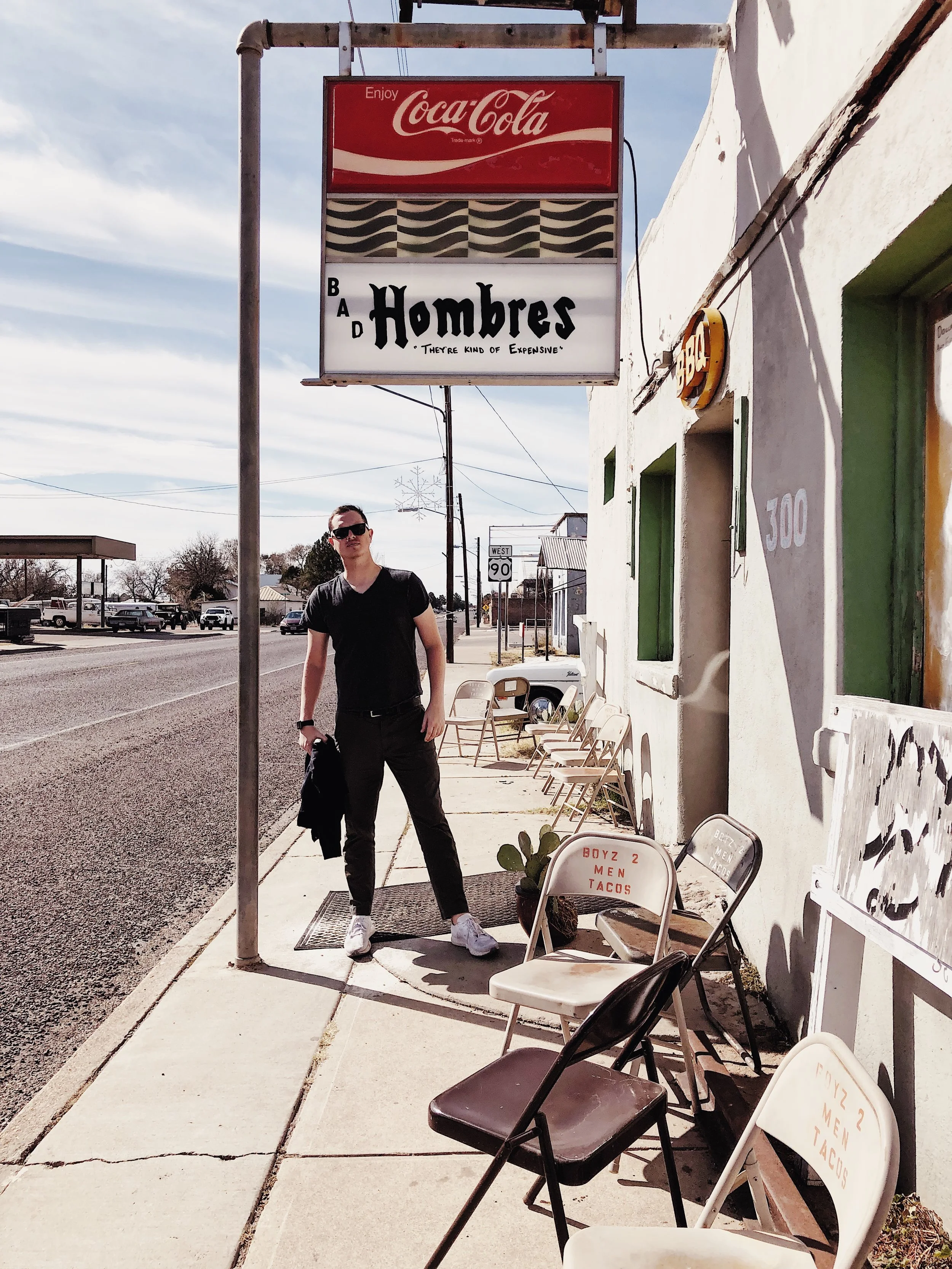 Boyz 2 Men/Bad Hombres, a cool looking bar/vegan-friendly restaurant that was unfortunately closed. Apparently they serve breakfast tacos and killer bbq.