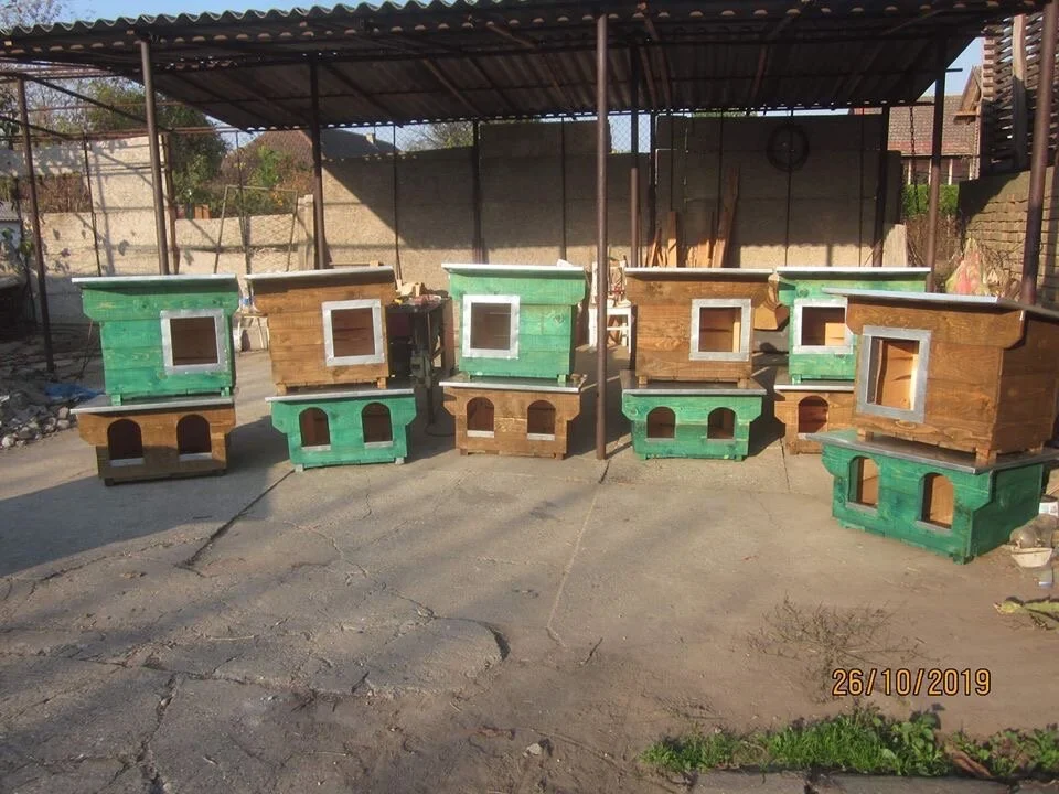 Livraison des 25 niches pour les chiens de Becej