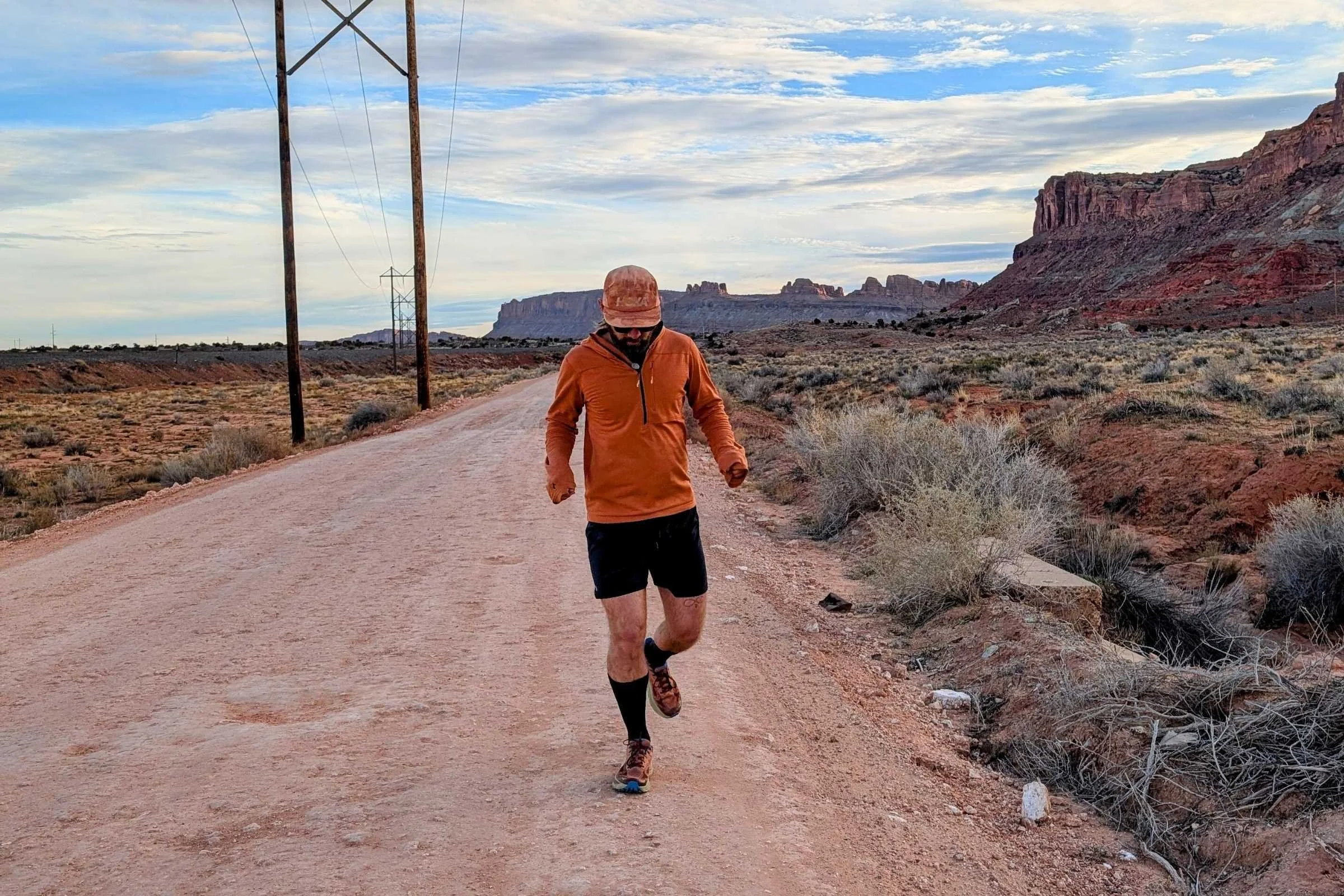 The Challenger is at home on rough roads.