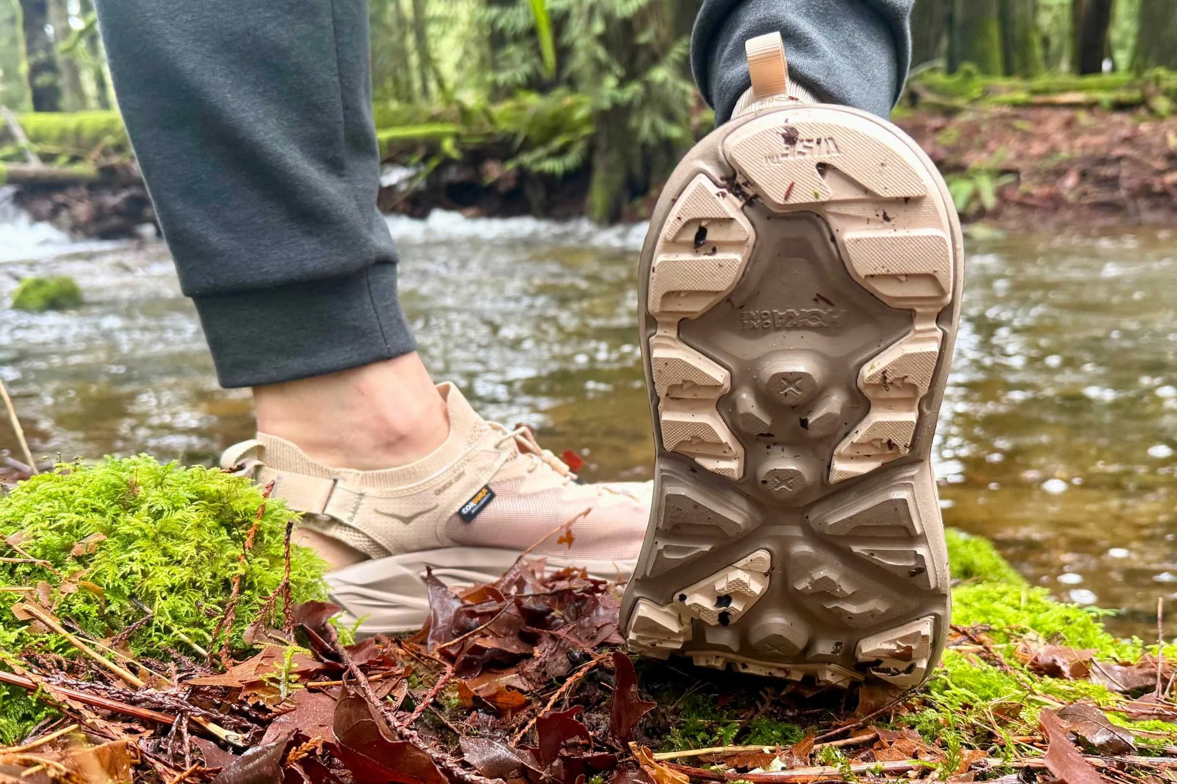 Sole wear pattern after use