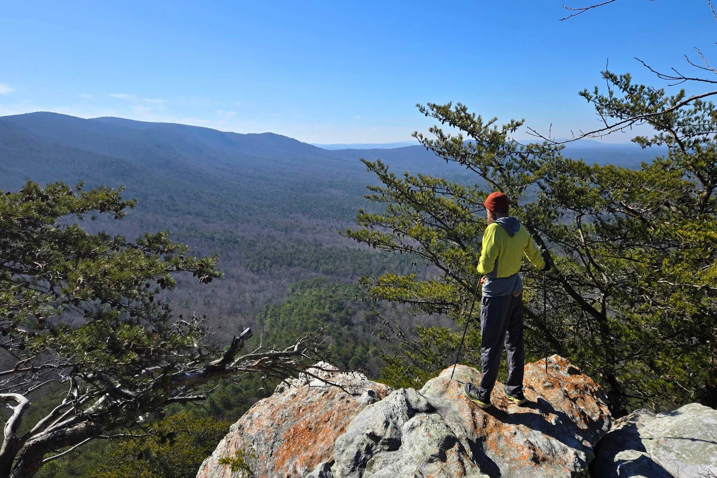 McDill Point sidetrail offers sweeping views and large campsites.