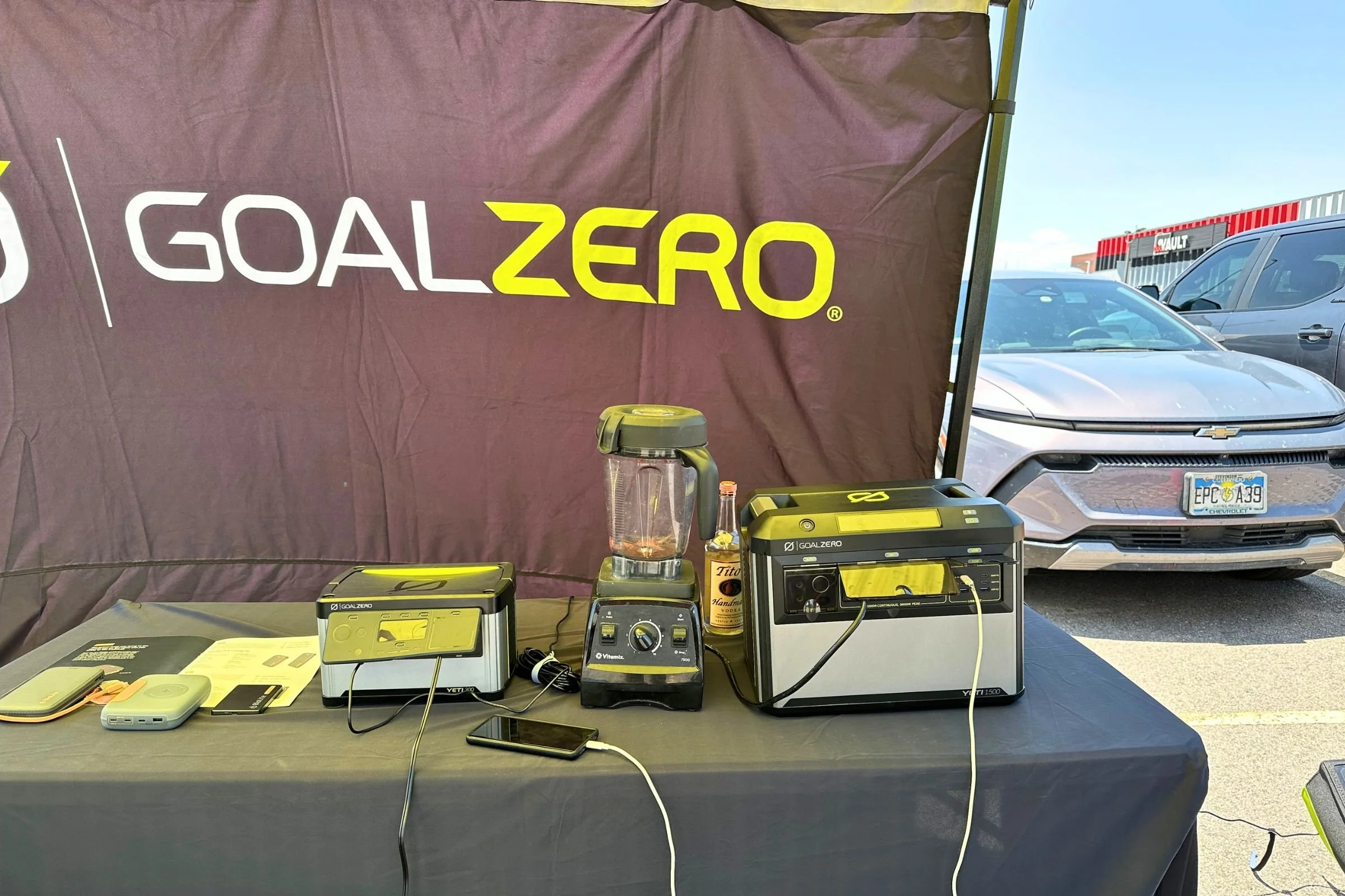 Goal Zero showcased their Nomad+ power stations