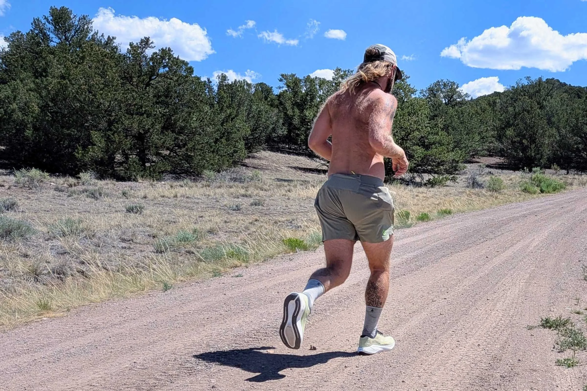 The rabbit FKT shorts have enough pockets to leave the vest at home
