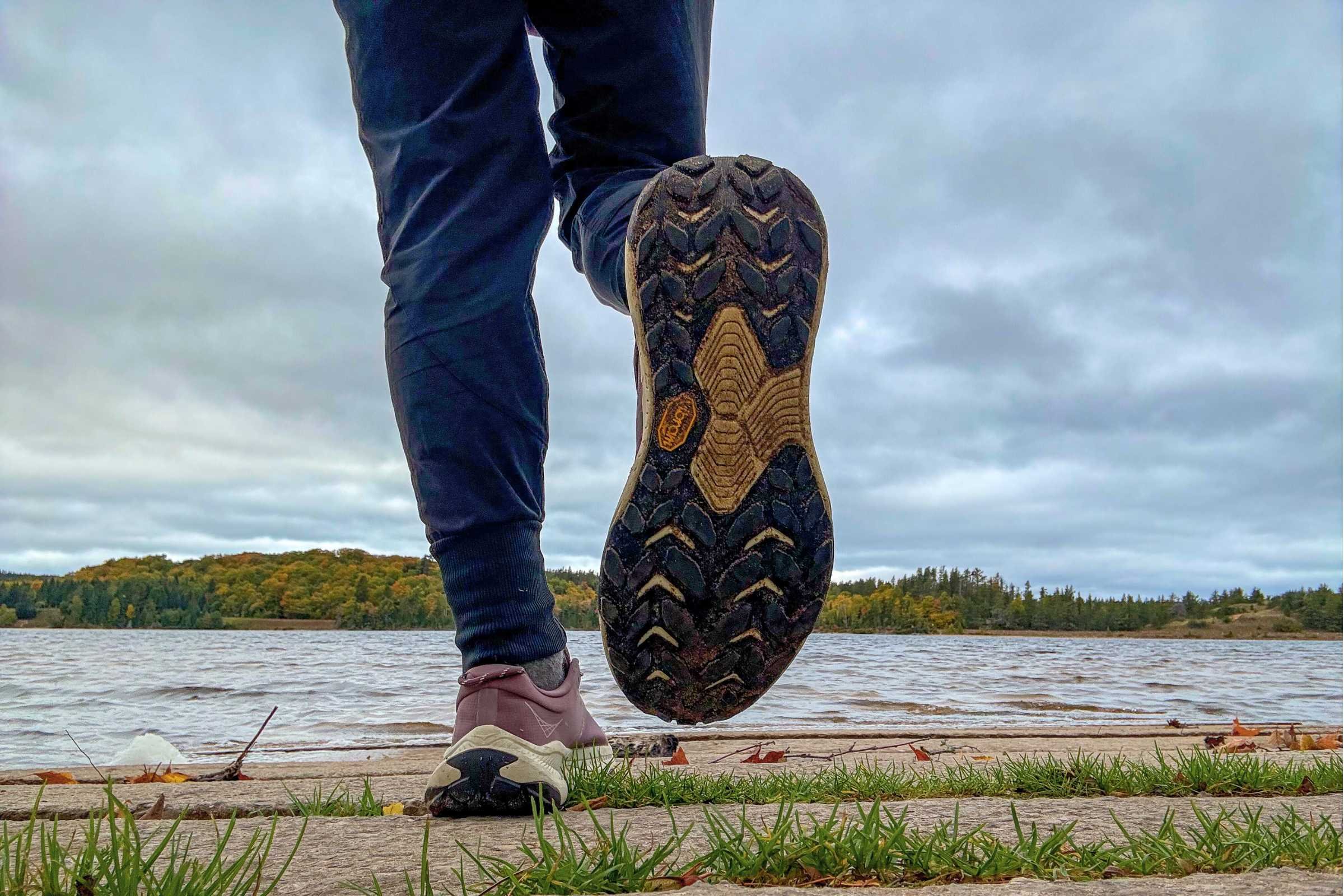 Outsole of HOKA Transport 2 showing lug pattern and tread traction