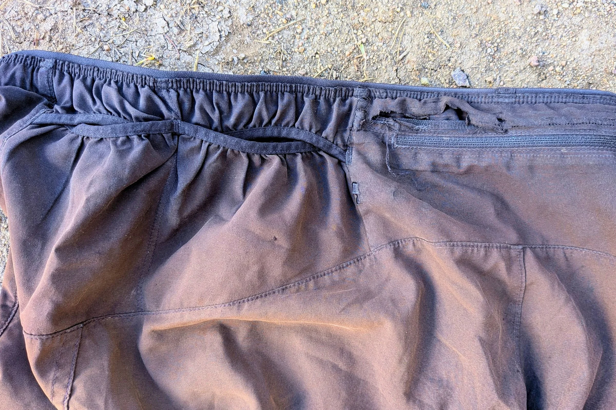 Patagonia Strider Pro with a zipper on the side.