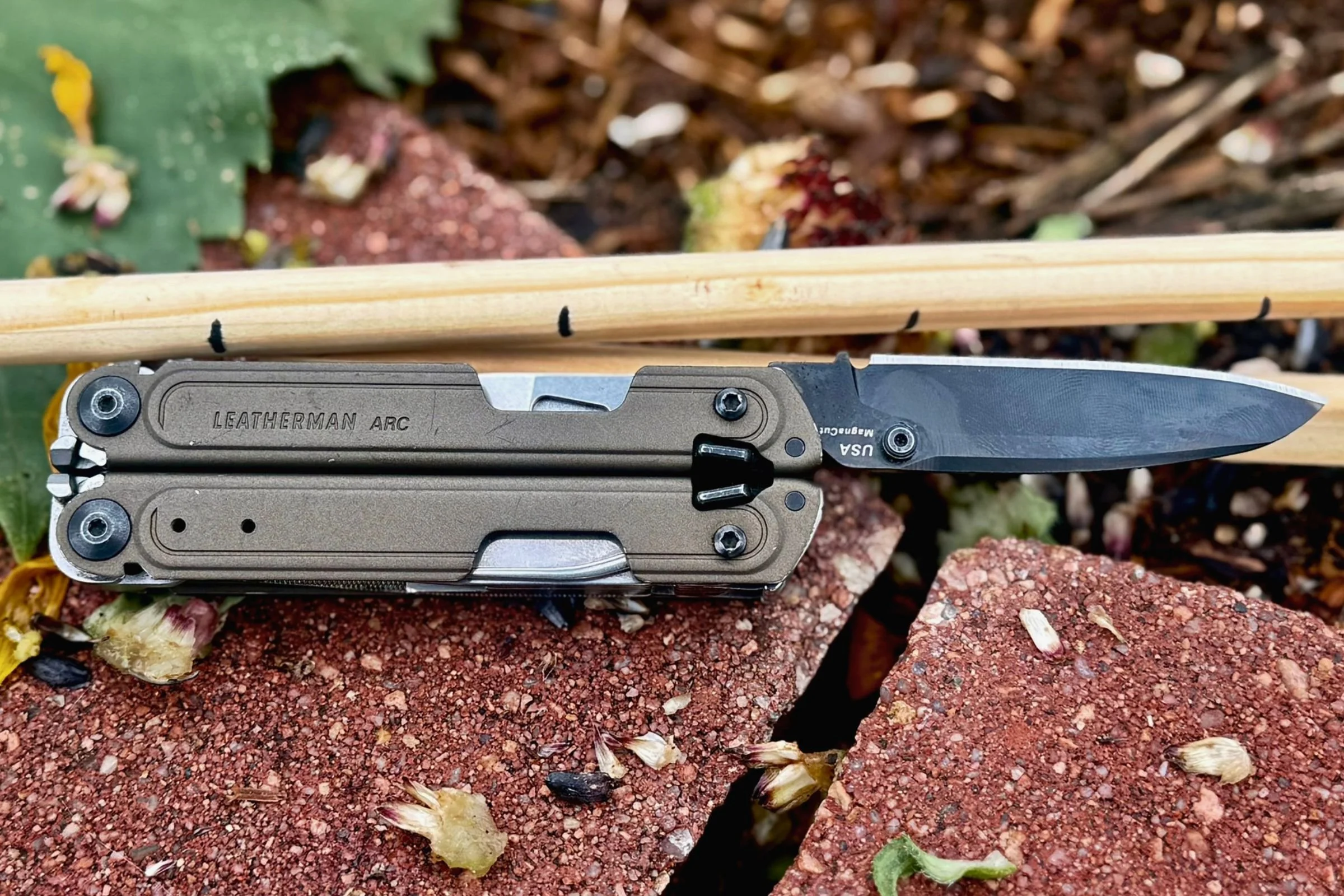 The black levers inside the handles of the Leatherman ARC lock each tool in place and are exceptionally easy to engage and release on both sides of the tool. Courtesy Chris Meehan