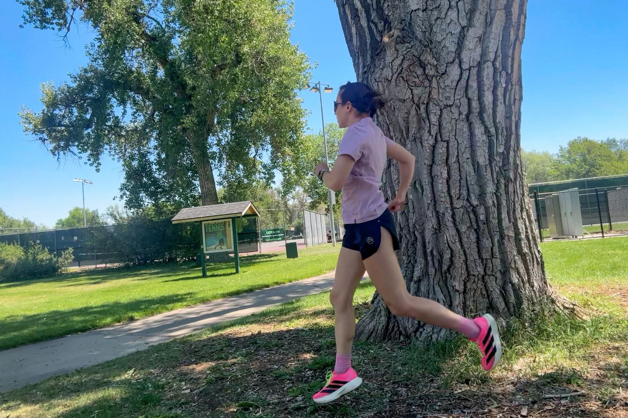 La Sportiva Pure Shorts—a great option for women's running shorts if you prefer loose and lined.