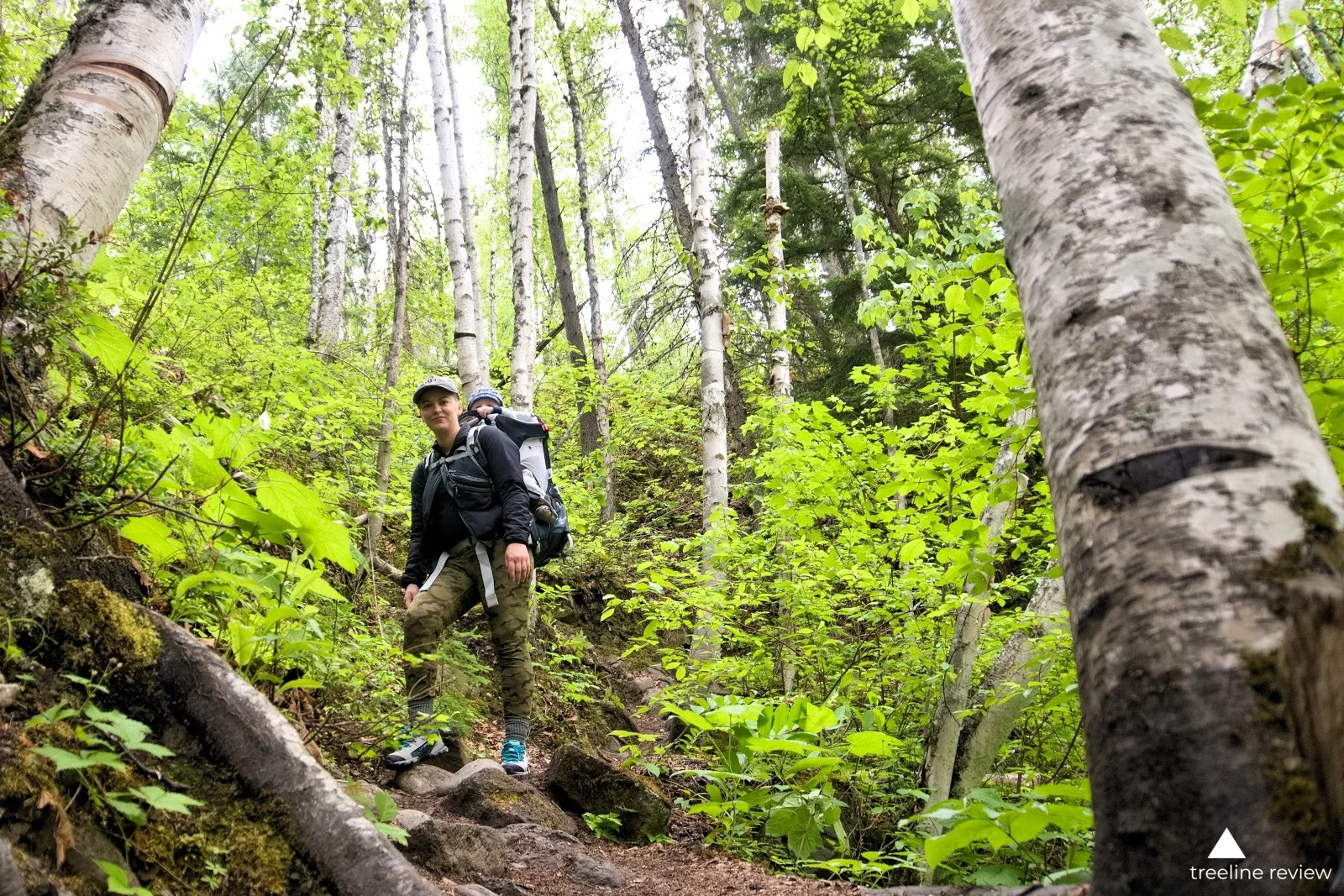 Trail testing shoes on a hike to Moul Falls in Wells Gray Provincial Park, BC. Photo: Steve Redmond