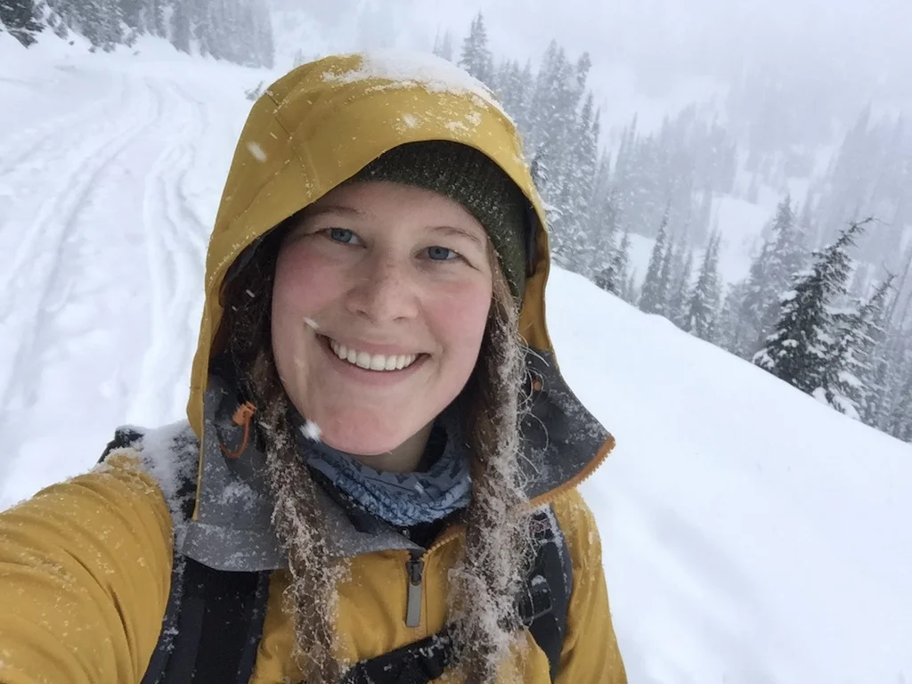 The author enjoying a great day on the mountain.