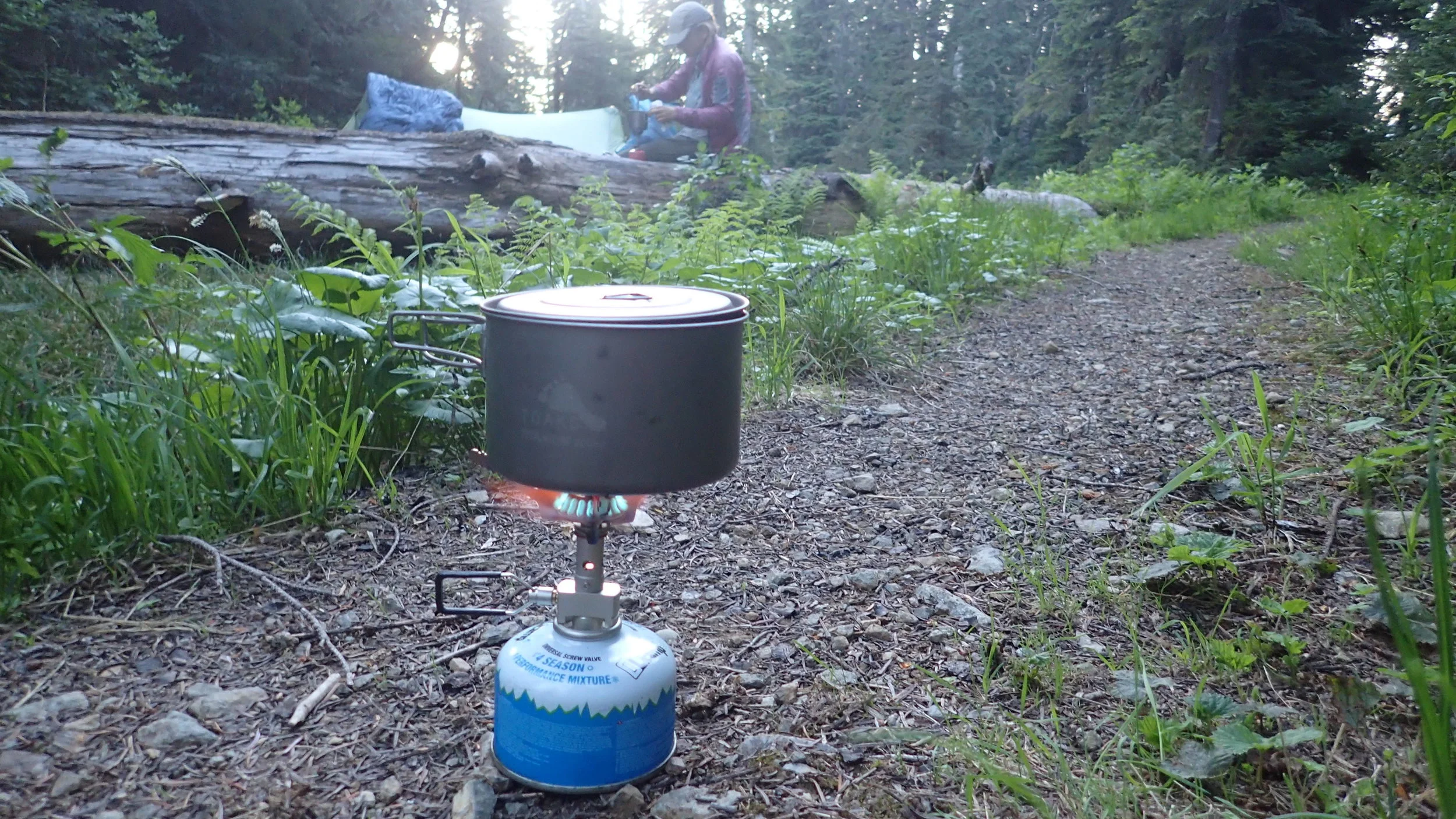 The Snow Peak LiteMax tested on a section of the Boundary Trail in the Pasayten Wilderness. Photo courtesy Liz Thomas.