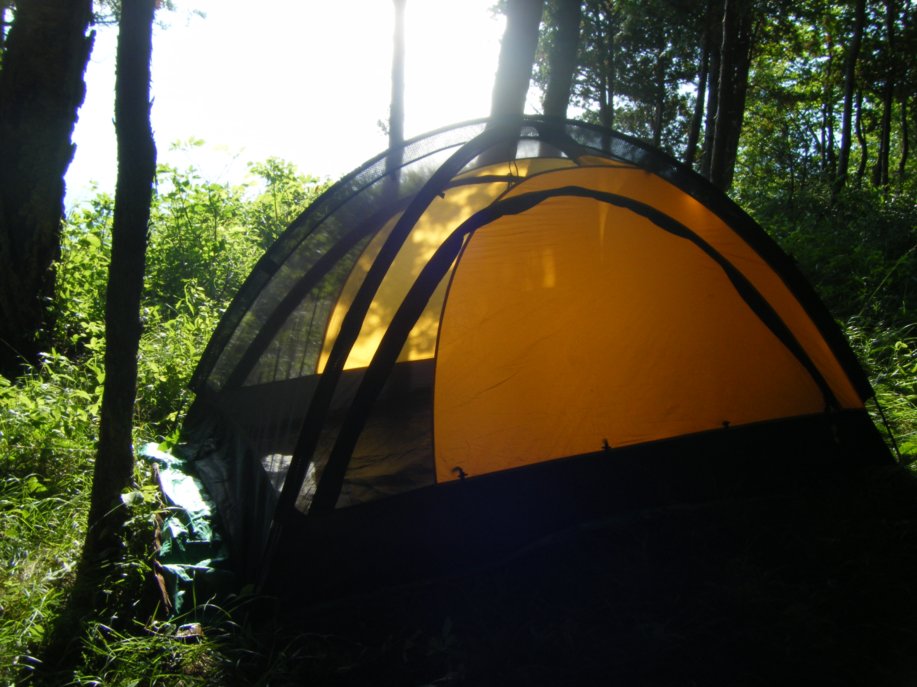 The author used the Eureka Copper Canyon with the rain fly removed on a trip to teach kids camping skills. Photo courtesy Micah Leinbach.