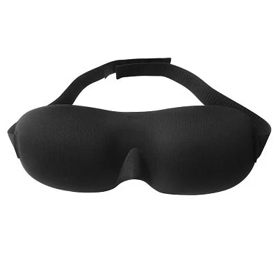 The Nidra Dreams Eye Mask in black.