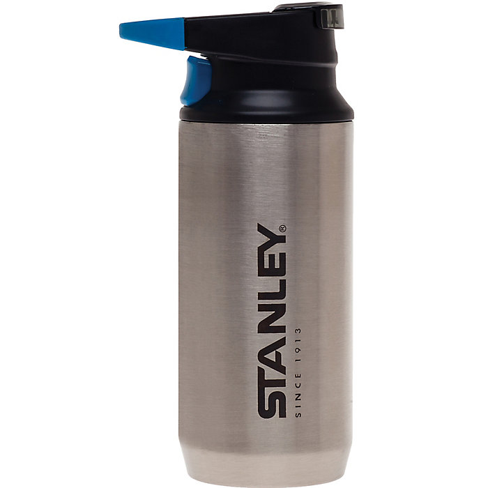 The Stanley Mountain Insulated Vacuum Mug in stainless steel.