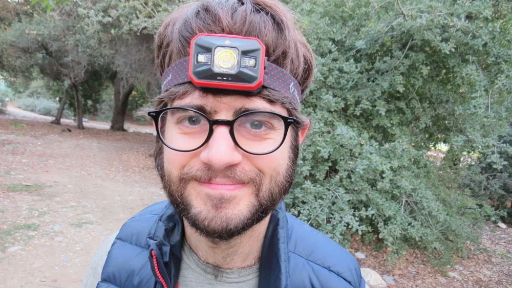 The Black Diamond Storm is larger than many of the other headlamps we tested. Photo by Liz Thomas.