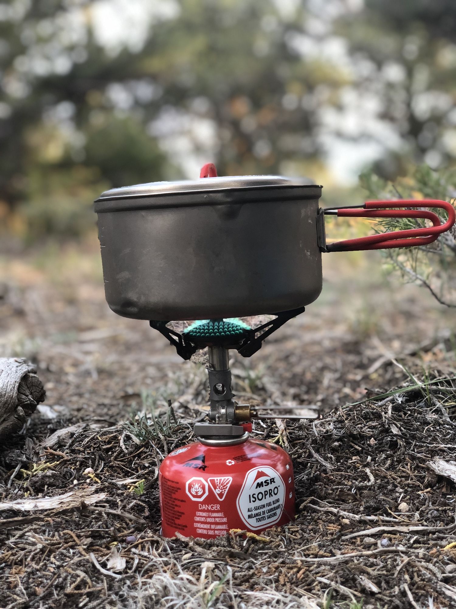Soto Microregulator stove on the Arizona Trail. Photo courtesy Naomi Hudetz