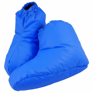Feet and toes are among the first body parts to truly feel the cold. A down bootie can help.