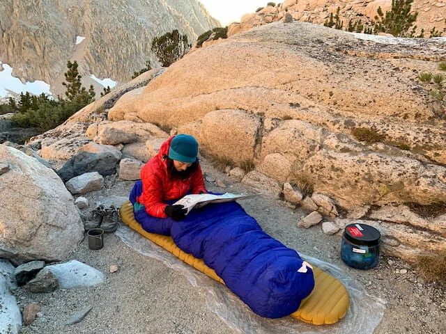 thru hike sleeping bag
