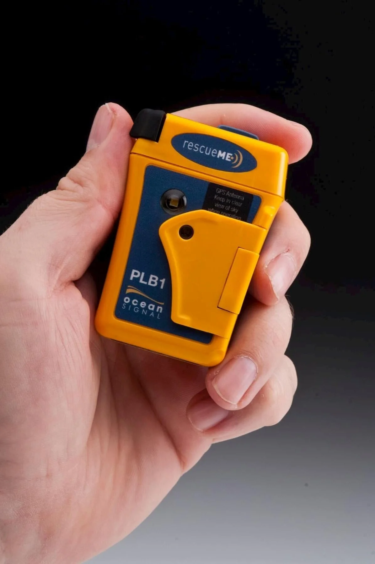 Ocean Signal RescueME PLB1 – Localizzatore GPS Di Emergenza Con Batteria 7 Anni, Impermeabile E Galleggiante, Senza Abbonamento