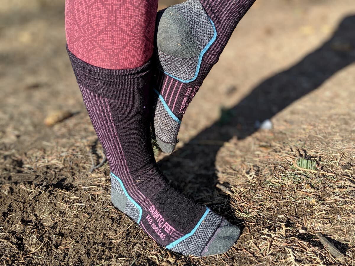 Multi-pack Women's Hiking Crew Socks OUDOTA Wicking Cotton Cushion Socks Outdoor Socks Thick Warm Winter Gift