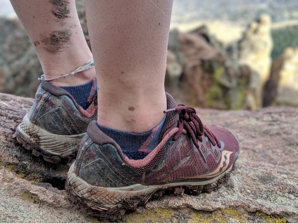 Womens Darn Tough Hiker No Show Light Cushion Sock