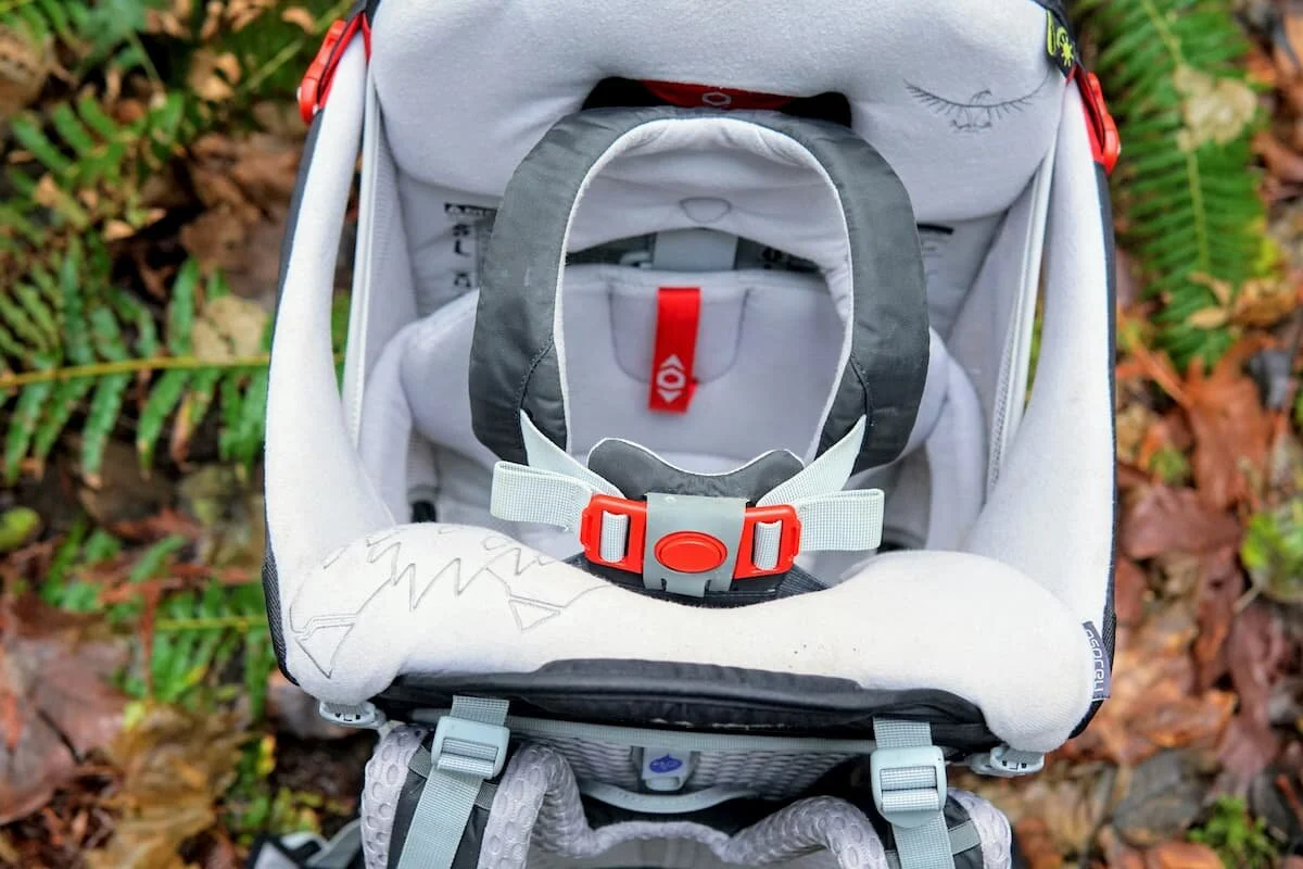 backpack with child seat