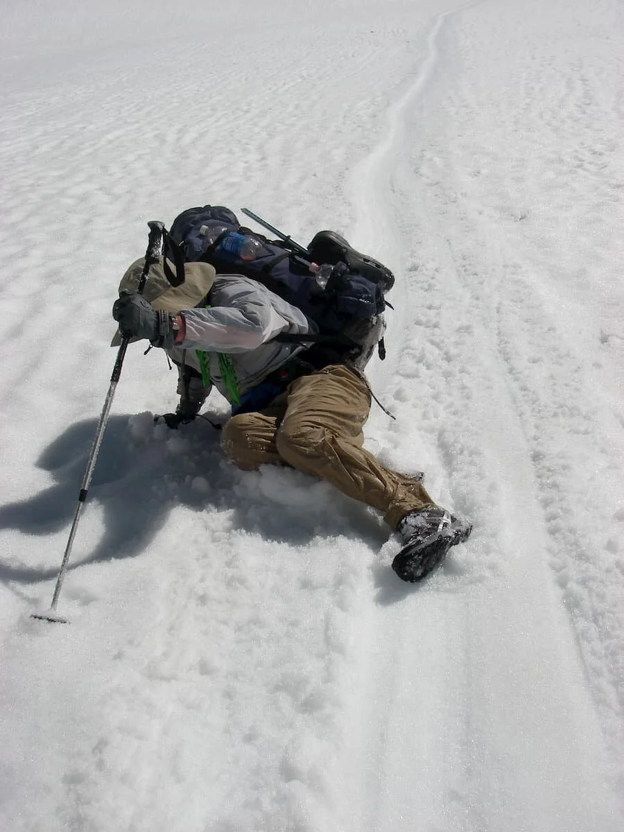 backpack hiking gear