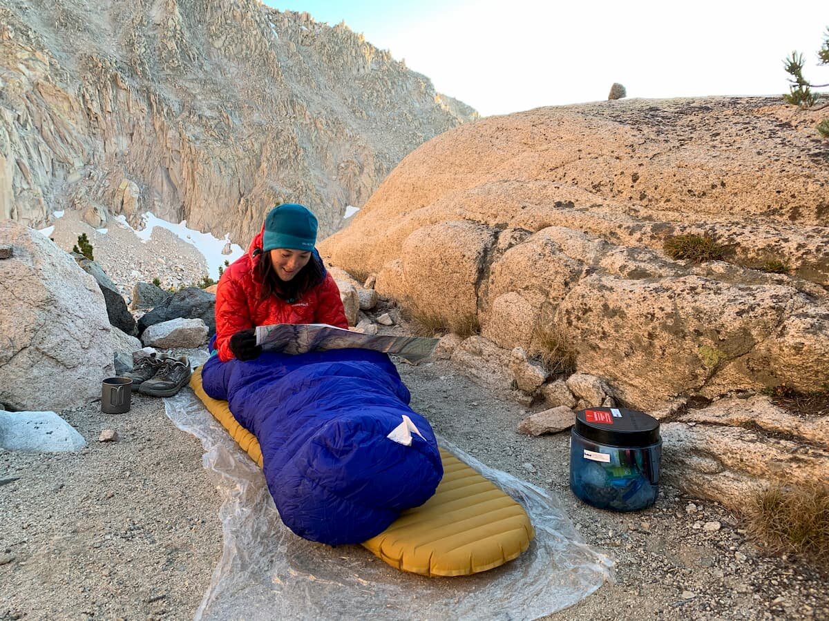 thru hiking sleeping pad