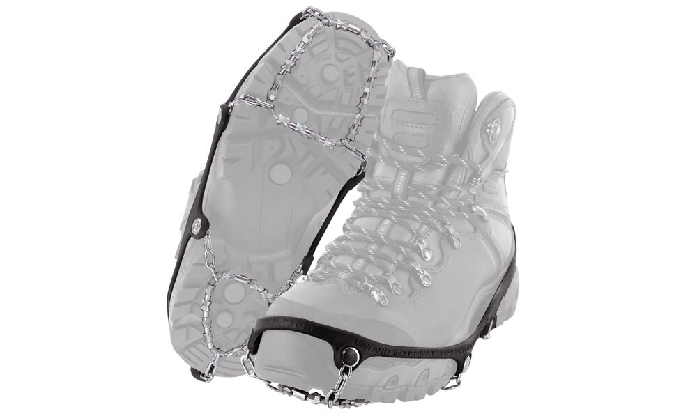 Fit M/L/XL Shoes/Boots Jogging SUPTEMPO 19 Spikes Crampons Ice Snow Grips Traction Cleats System Safe Protect for Walking or Hiking on Snow and Ice 