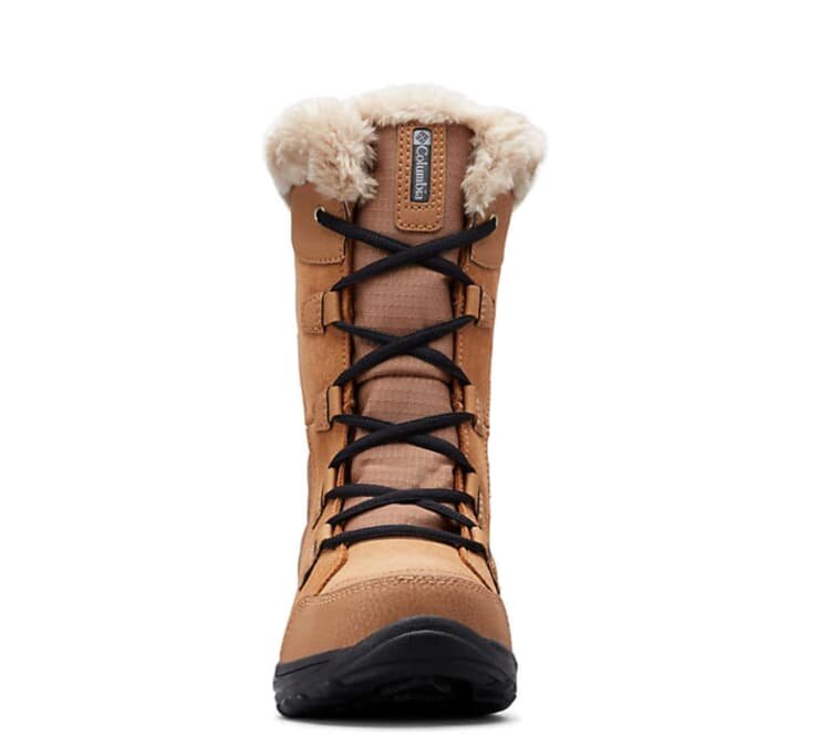 Details about   Women's Winter Warm Fur-lined Mid Calf Snow Boots Ladies PU Leather Zipper Boots