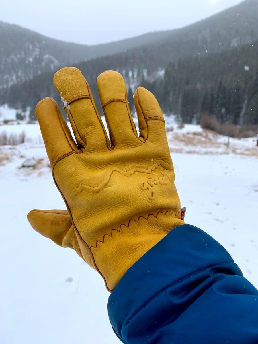 Split Finger Waterproof Wind-Blocker Gloves Amara Sticky Palm Thinsulatel Mitts 