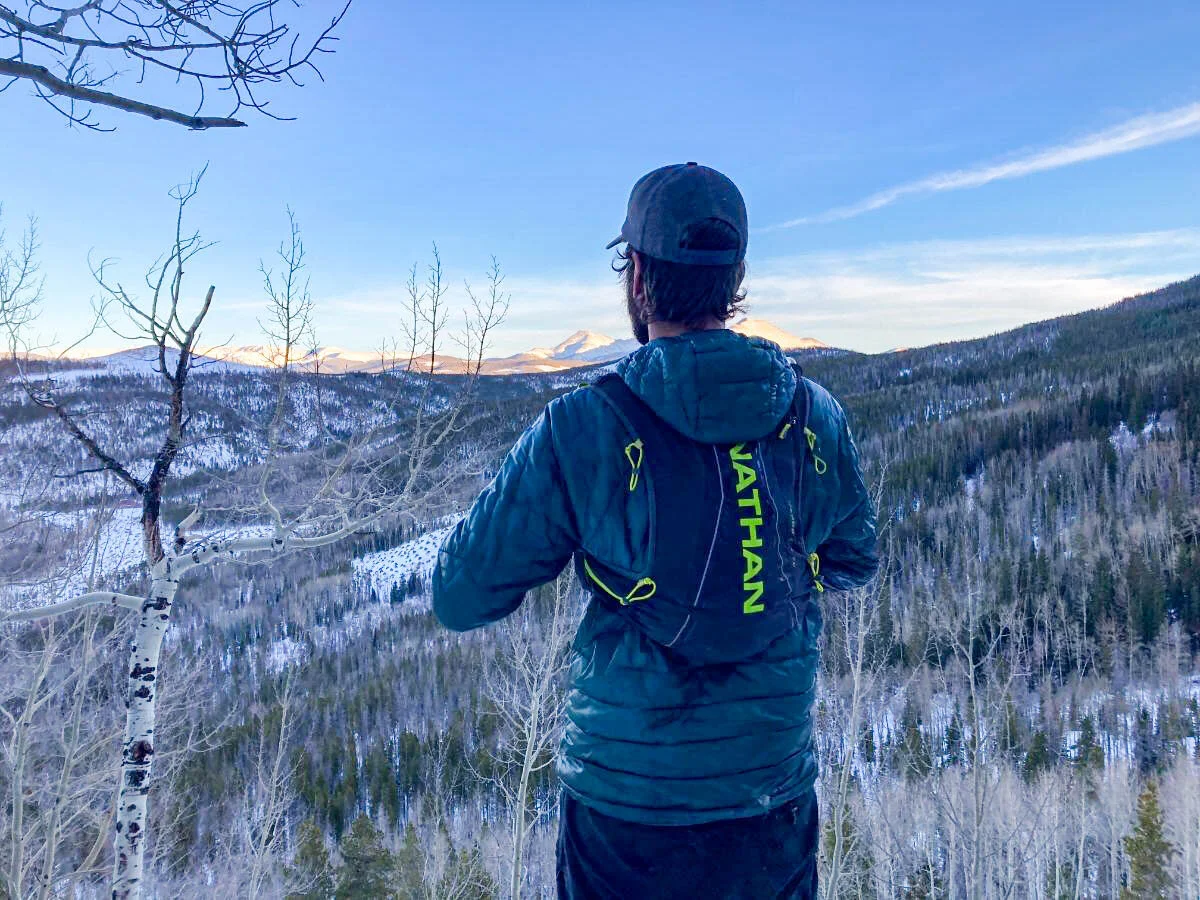 winter solstice reflective running jacket