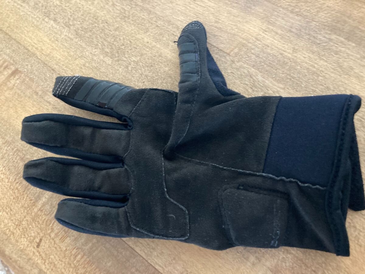Trideer Cycling Biking Bike MTB Half Finger Gloves Black Medium Silica Gel Palm 
