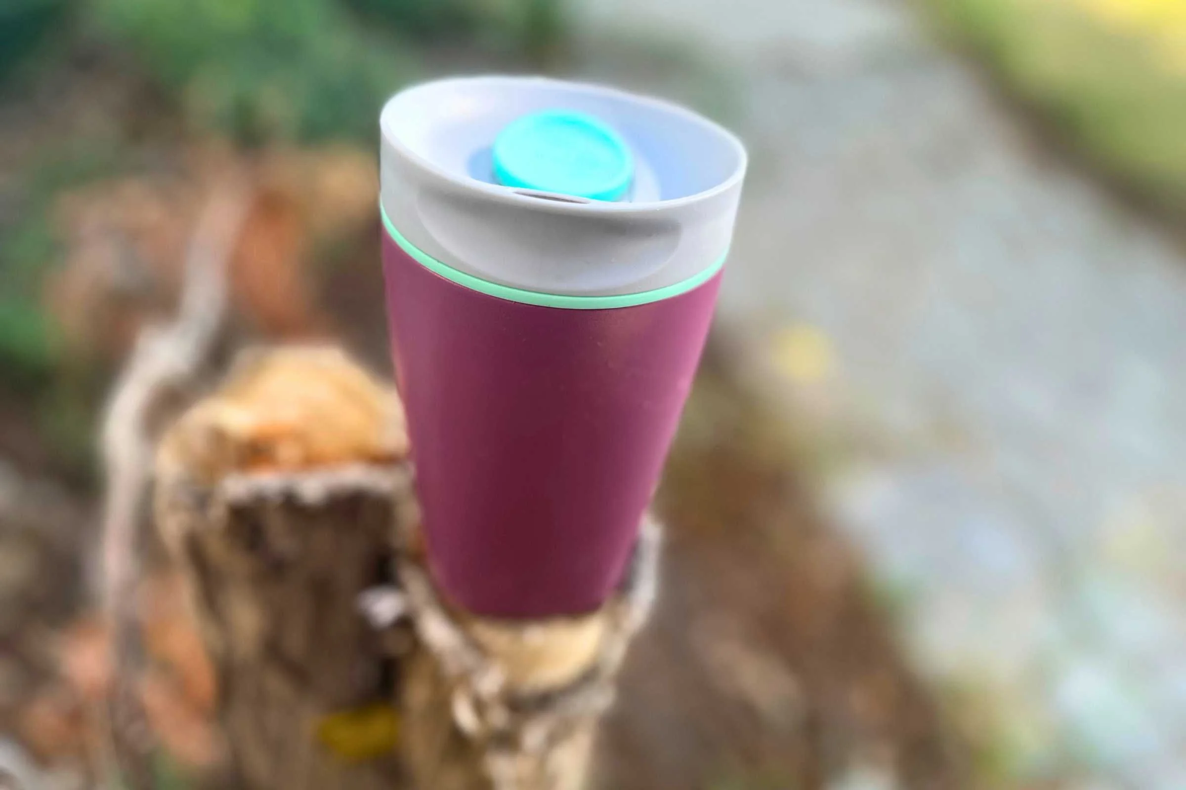 The drinking spout is ergonomic for a drinking experience that feels pleasant.