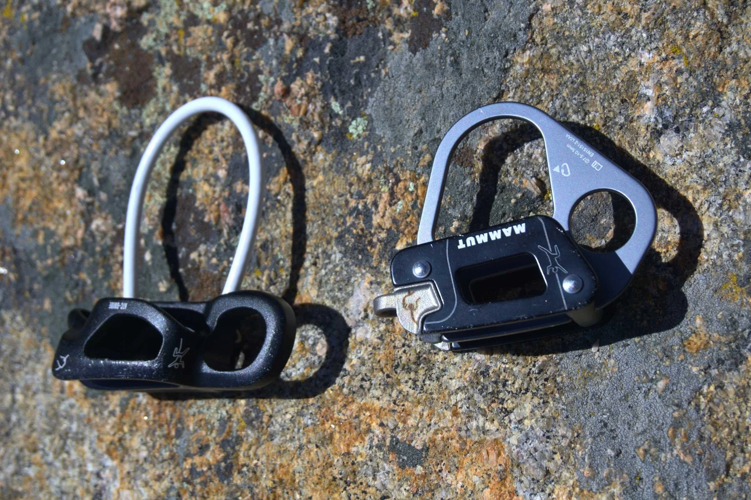 The Black Diamond ATC Guide vs. the Mammut Nordwand Alpine