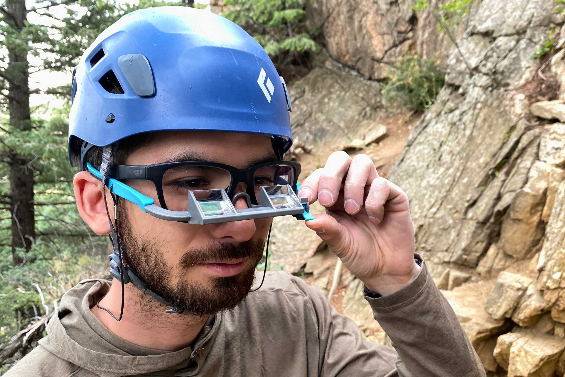 The adjustability of the PitchSix Eyesend Belay Glasses made them a clear winner.