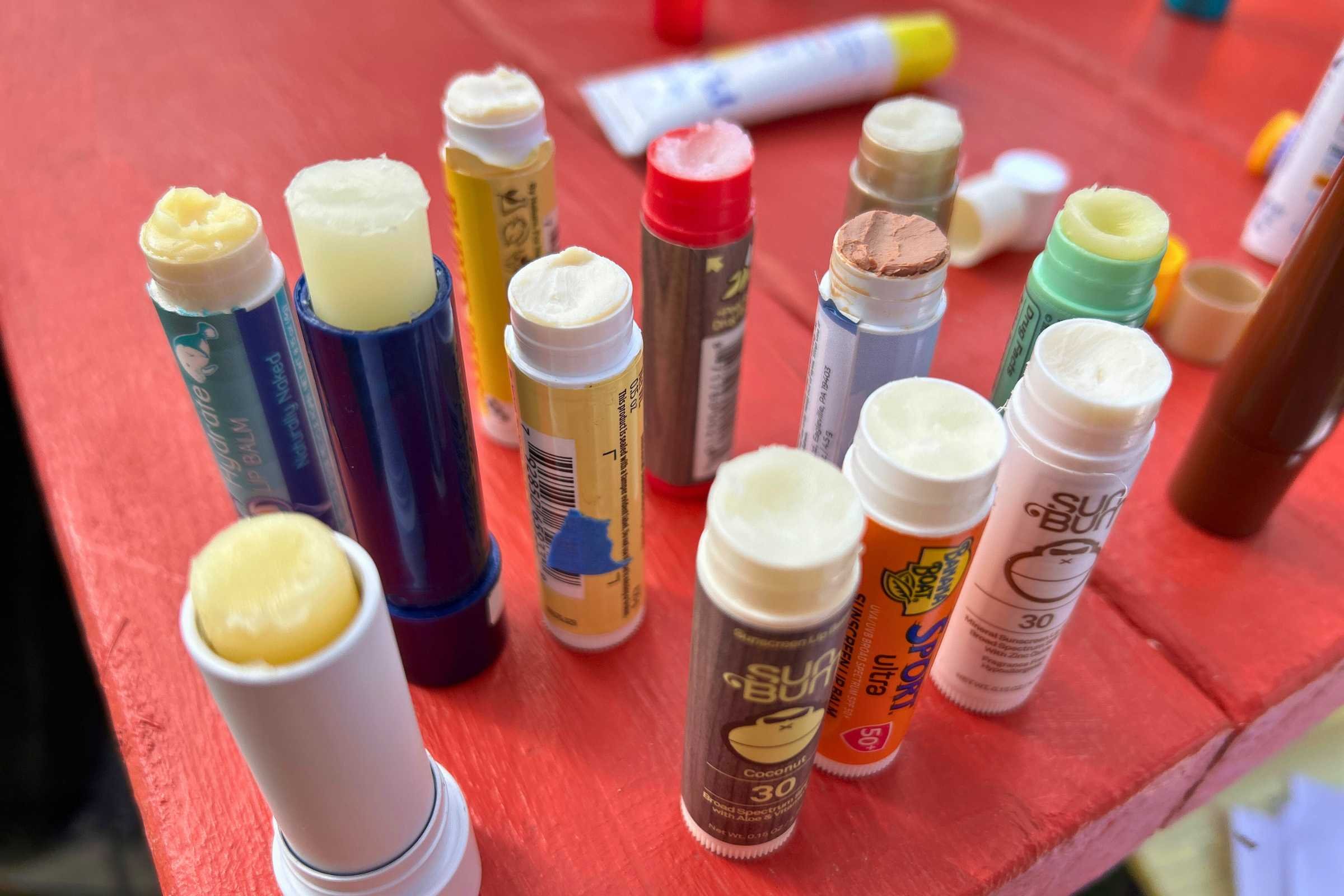All the lip balms we tested