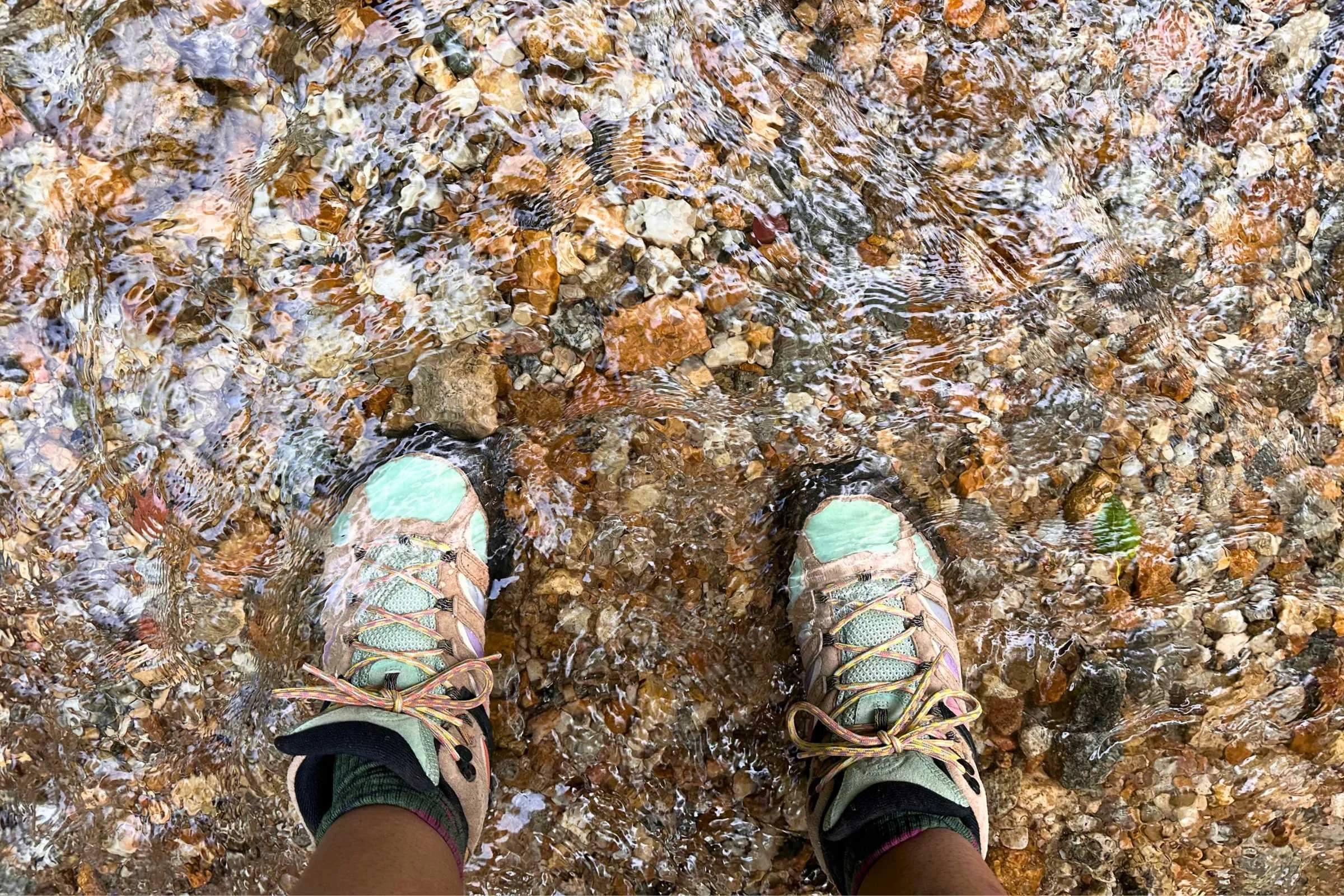 To test the Merrell Moab 3’s waterproofing, we tested on many creek and river crossings in the Sierra and Grand Teton National Park.
