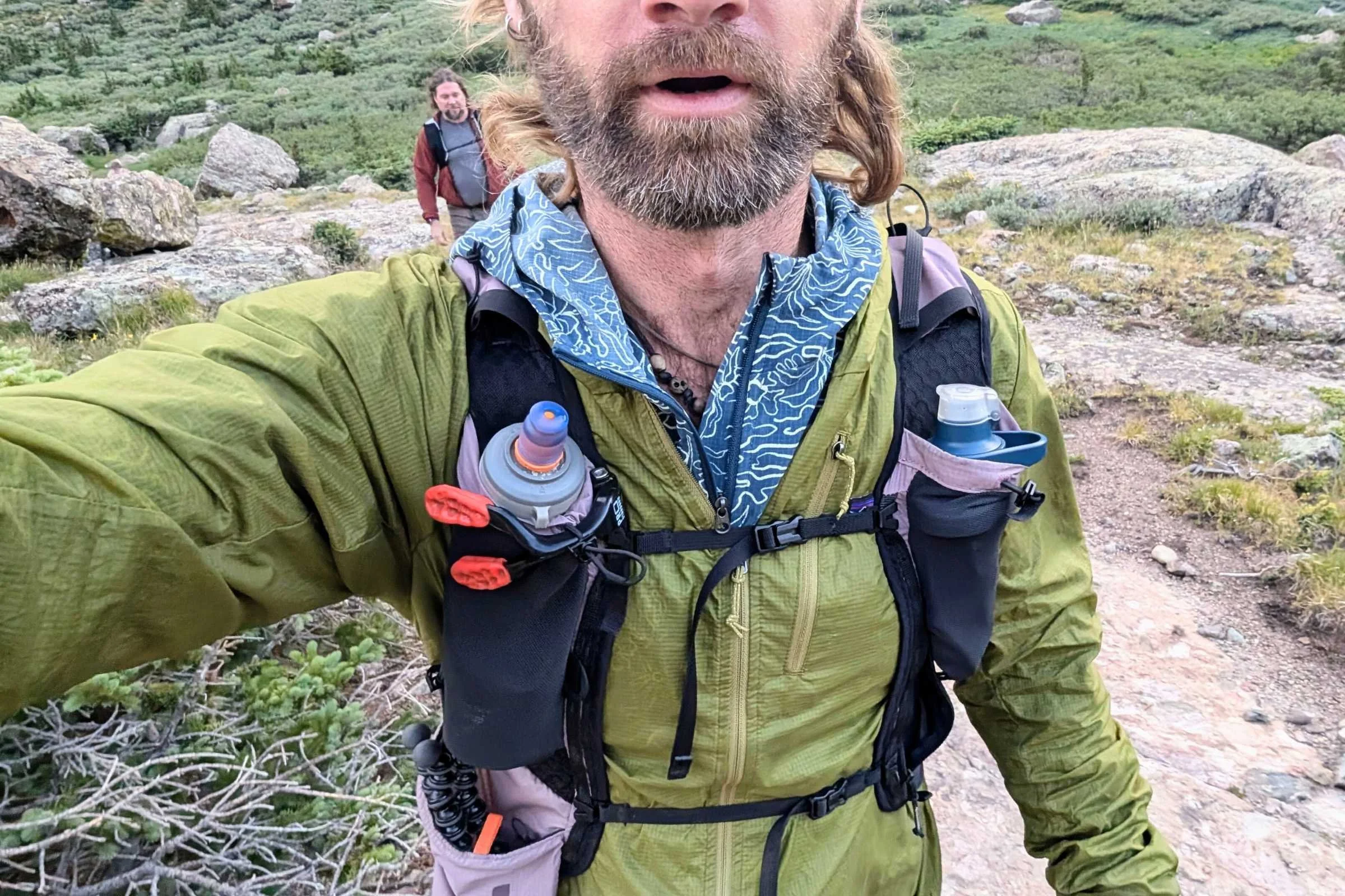 Katadyn BeFree AC 0.5L in a running vest