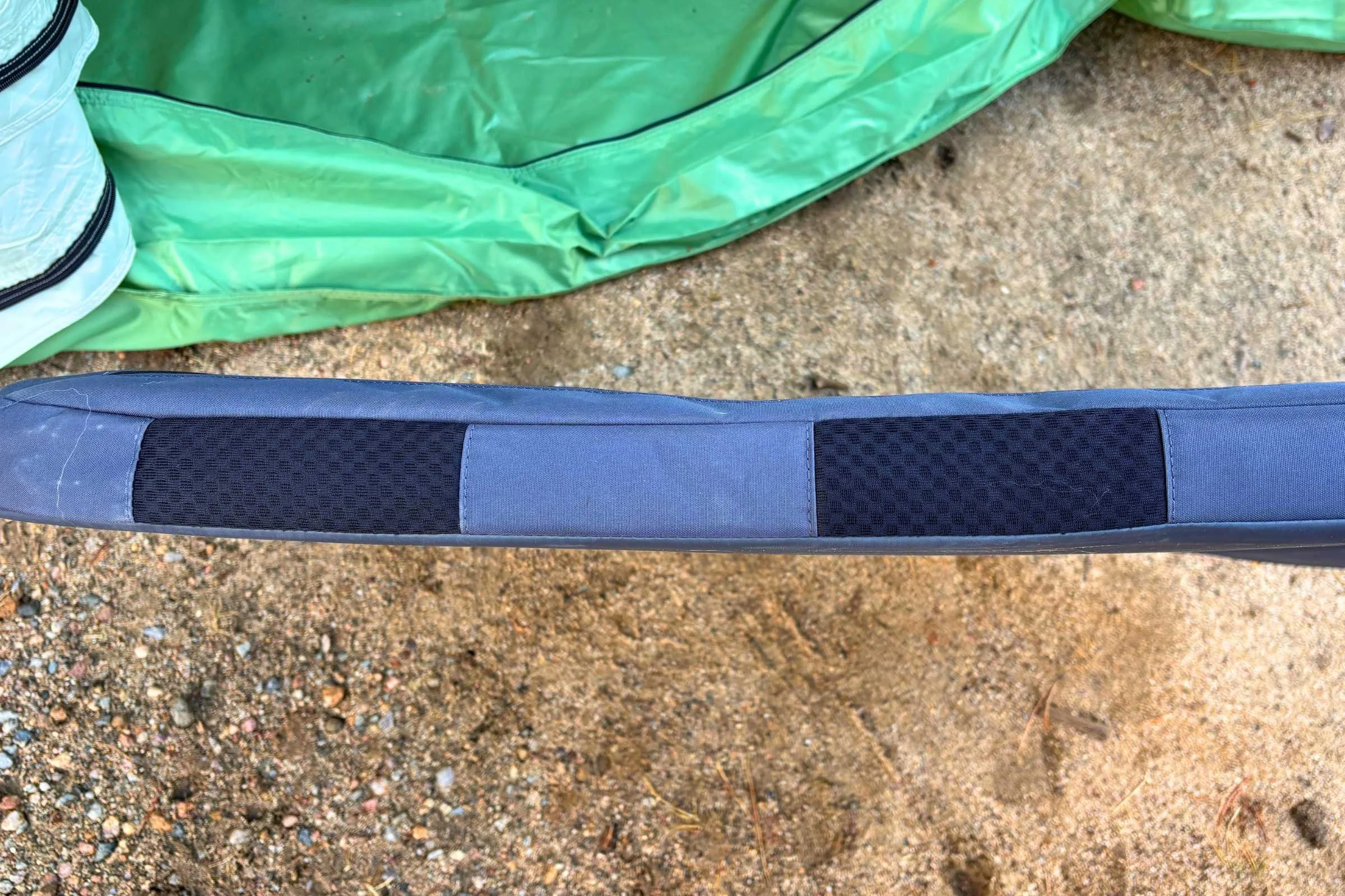 Drainage ports make drying less of a hassle—especially when hosing this bed down to clean it.