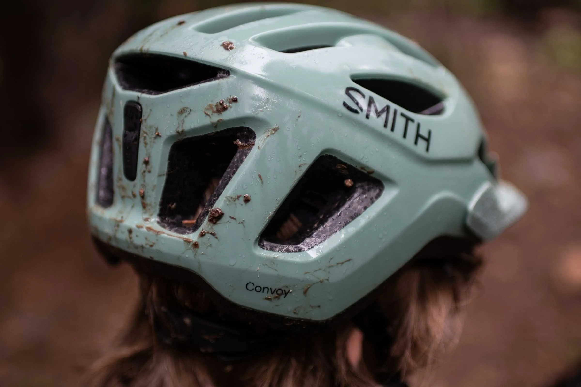 The Smith Convoy has ample vents for airflow when riding. Photo by Matt Derrick.