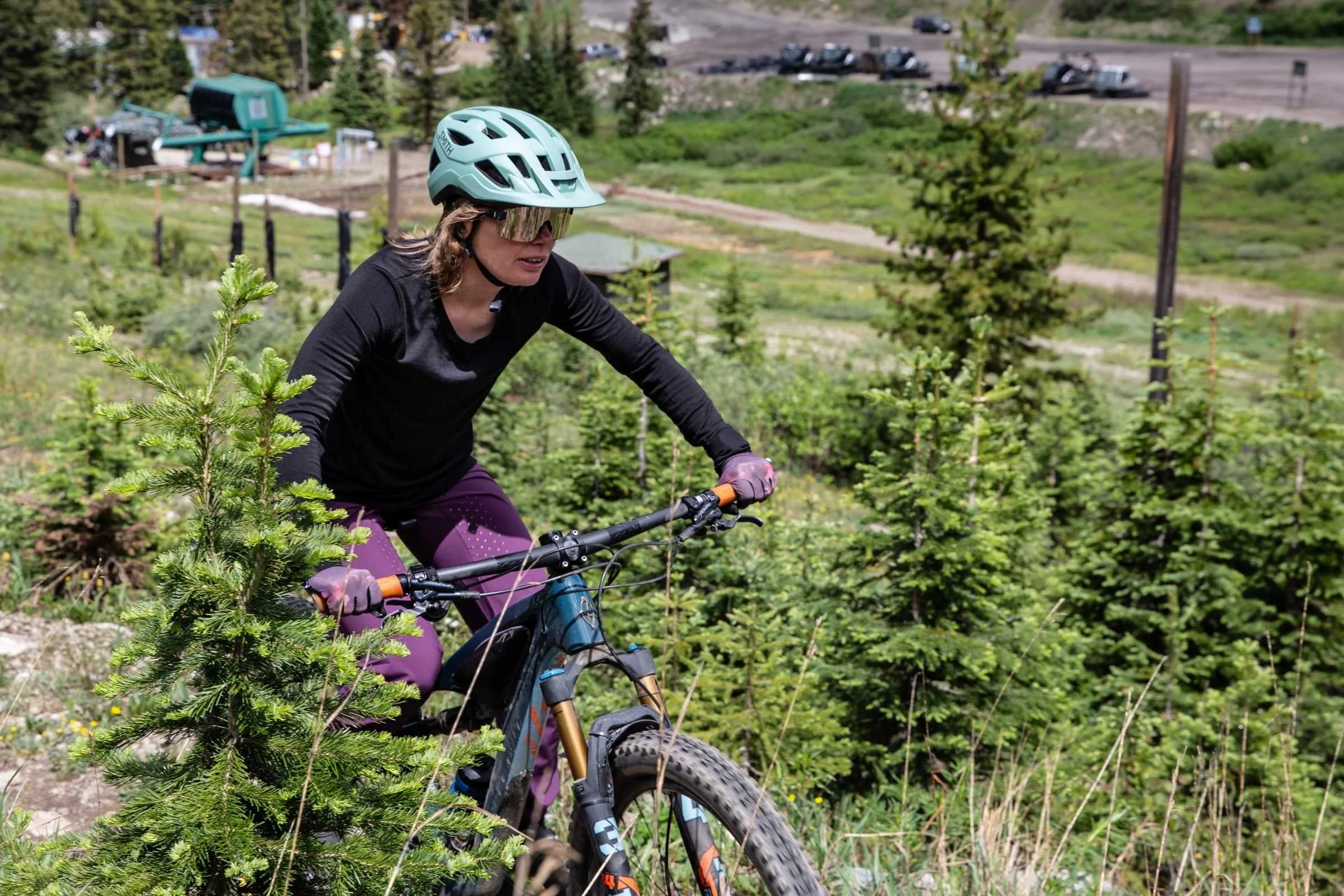 The Smith Convoy was comfortable when pedaling and on the downhill. Photo by Tom Callaghan.