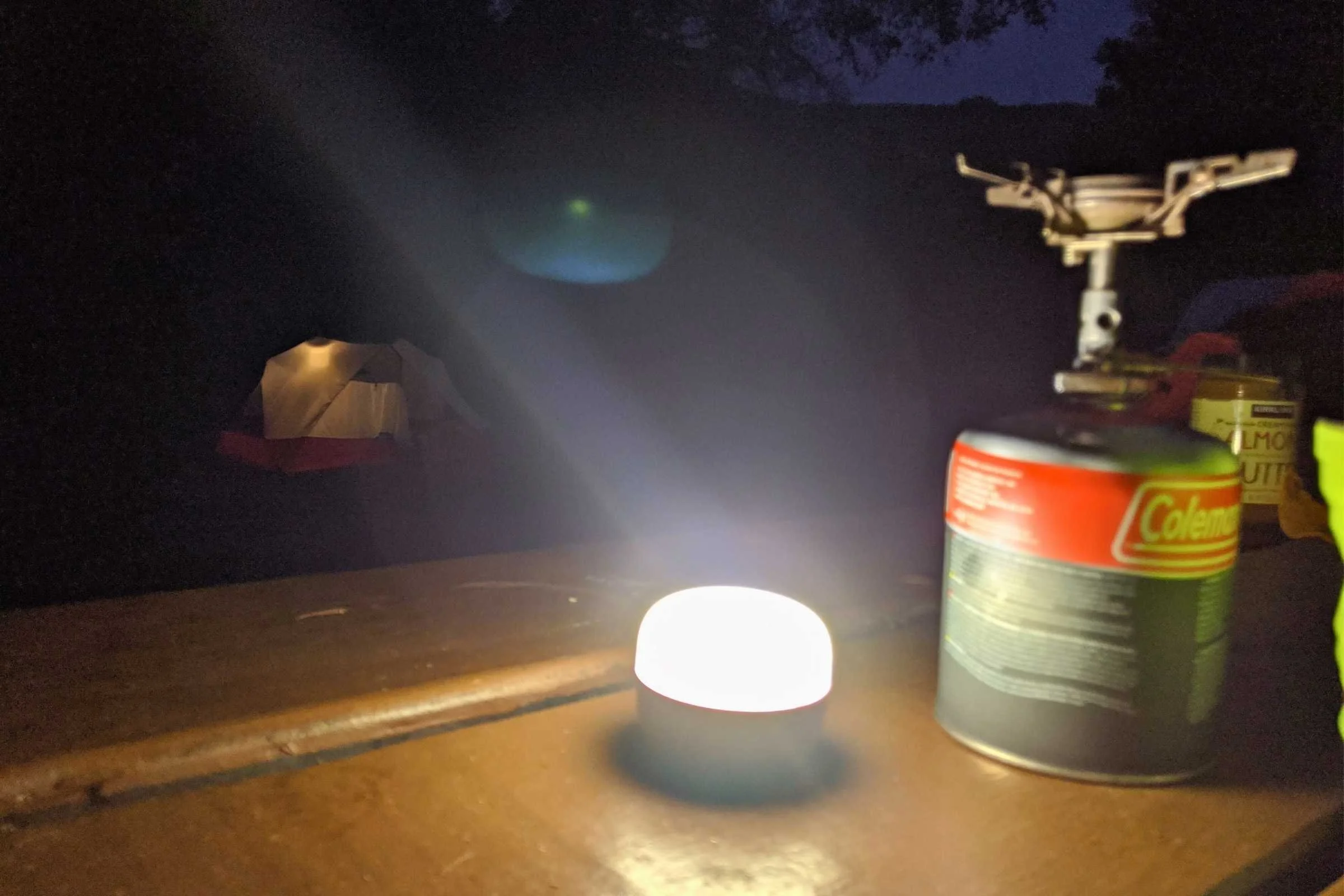 The Black Diamond Moji is a small and lightweight lantern with other light to illuminate the immediate area for camp chores