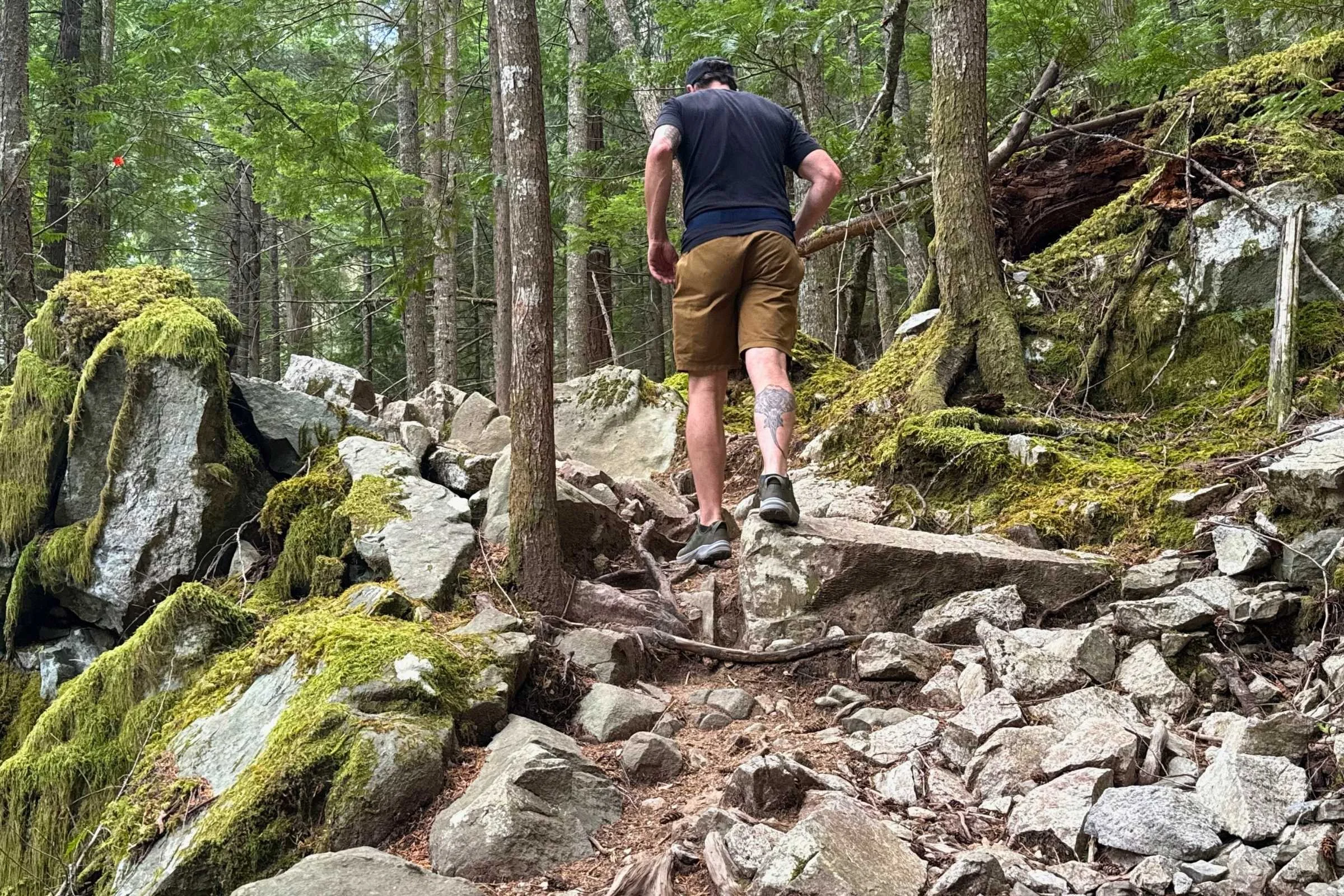 Testing the Katabatic on trails around Squamish, BC. Photo by Ebony Roberts