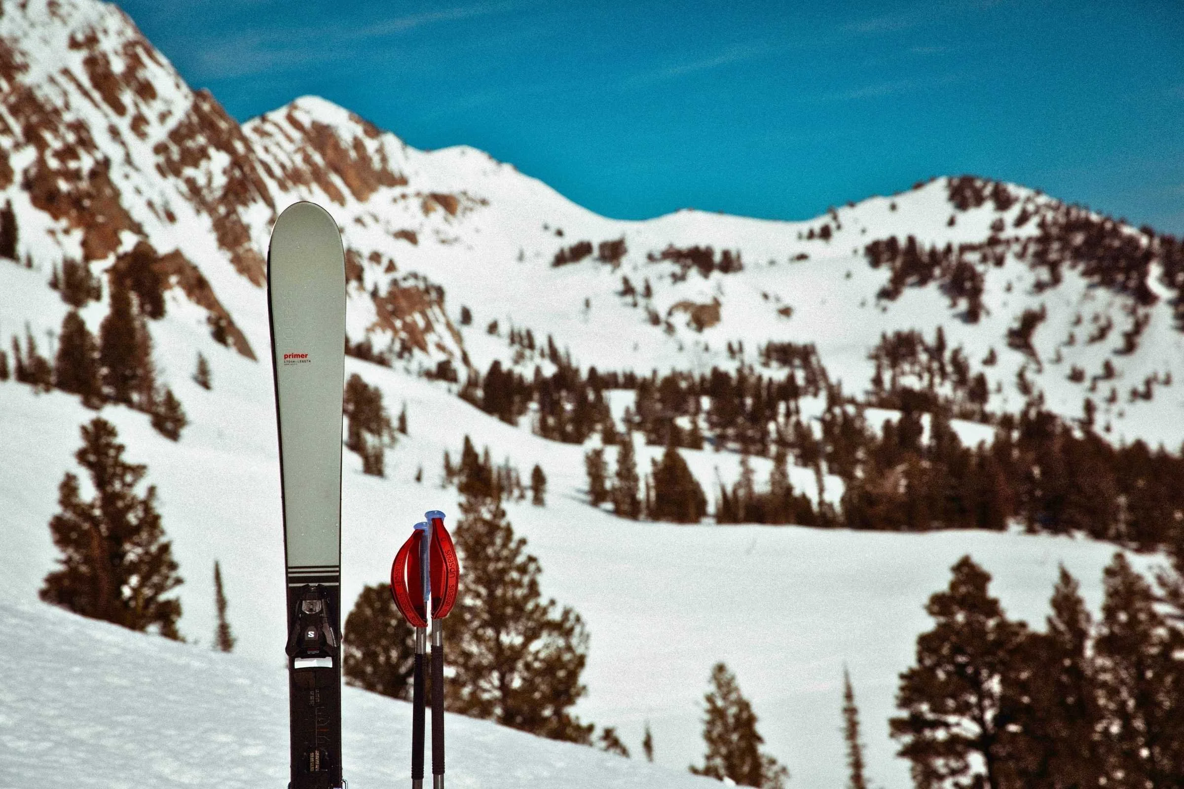   The Season Primer is a well rounded and very approachable ski for beginners to progress on.   Photo by Jacob Callaghan.  