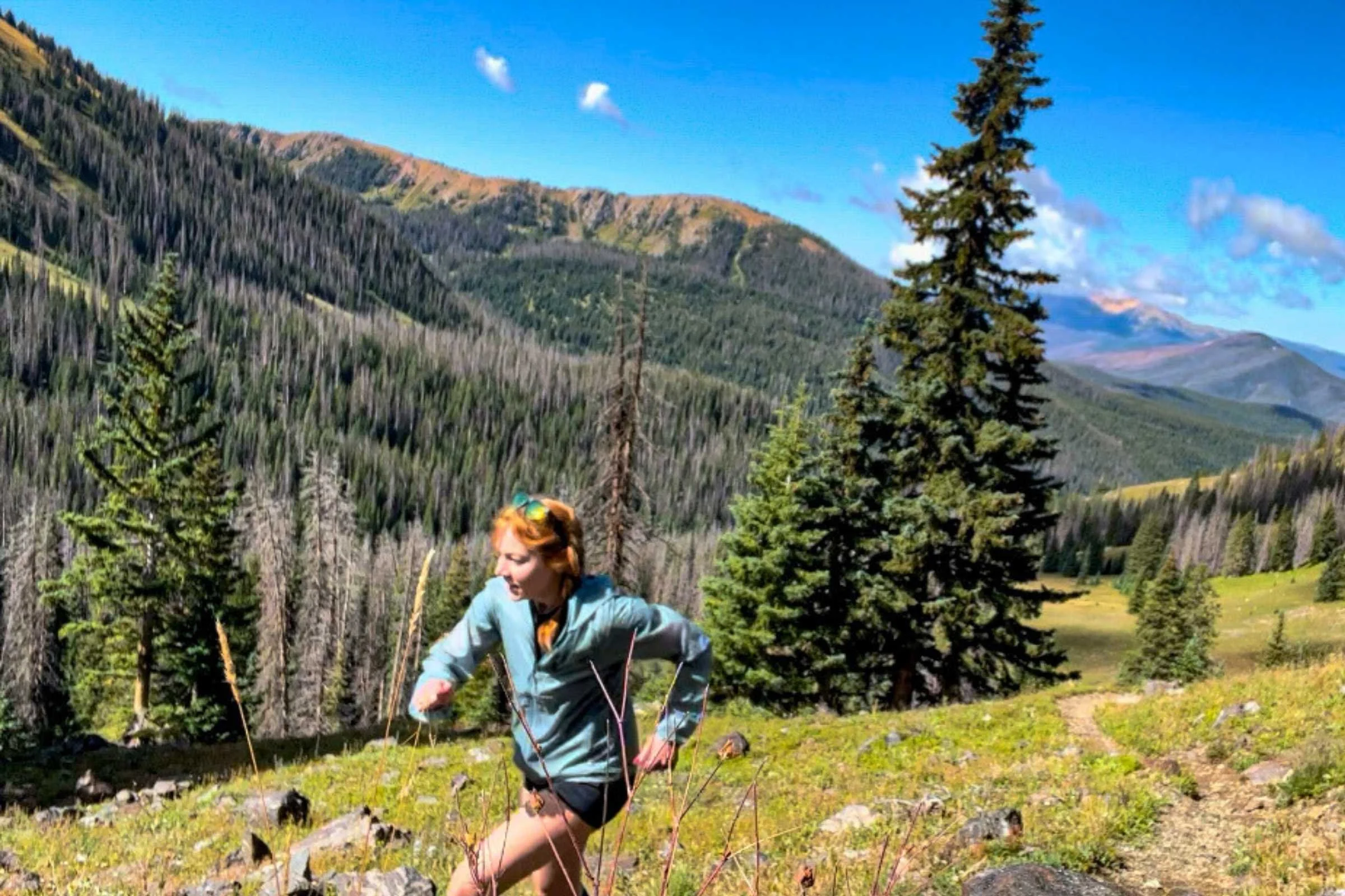   The Black Diamond Distance shell is a good layer for taking the chill off on alpine days or for when you start runs early in the morning with the plan to shed them (and have to carry them) when it becomes warmer.   