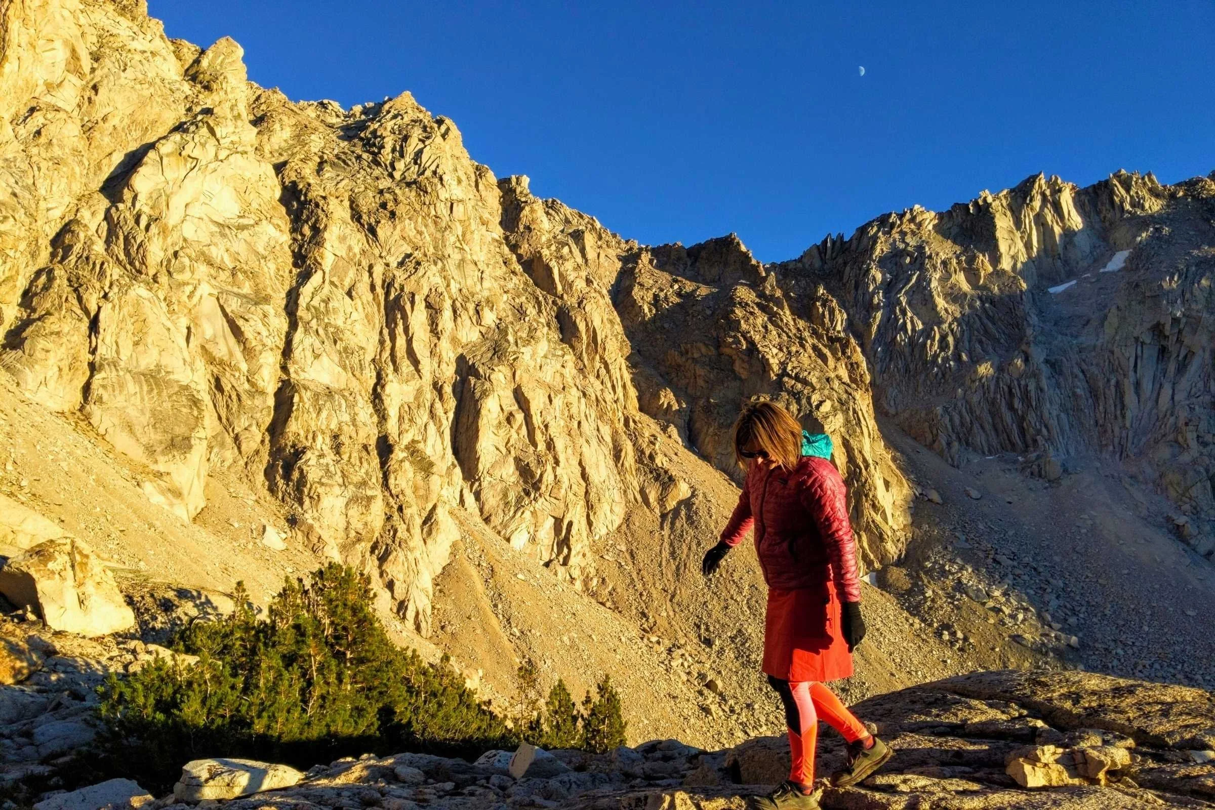   The high-end insulation on the Micro Puff has some 4-way stretch, so it moves with you during activities.   Photo by Liz Thomas  