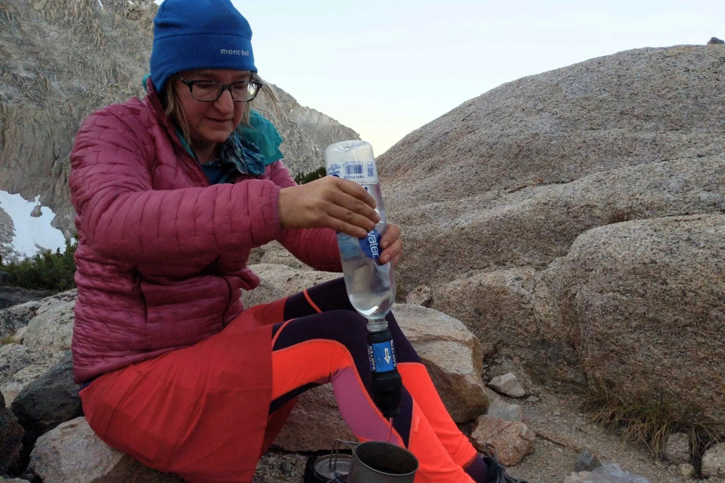   Elasticized hems keep your cuffs from getting in the way when doing camp chores .  Photo by Liz Thomas.  