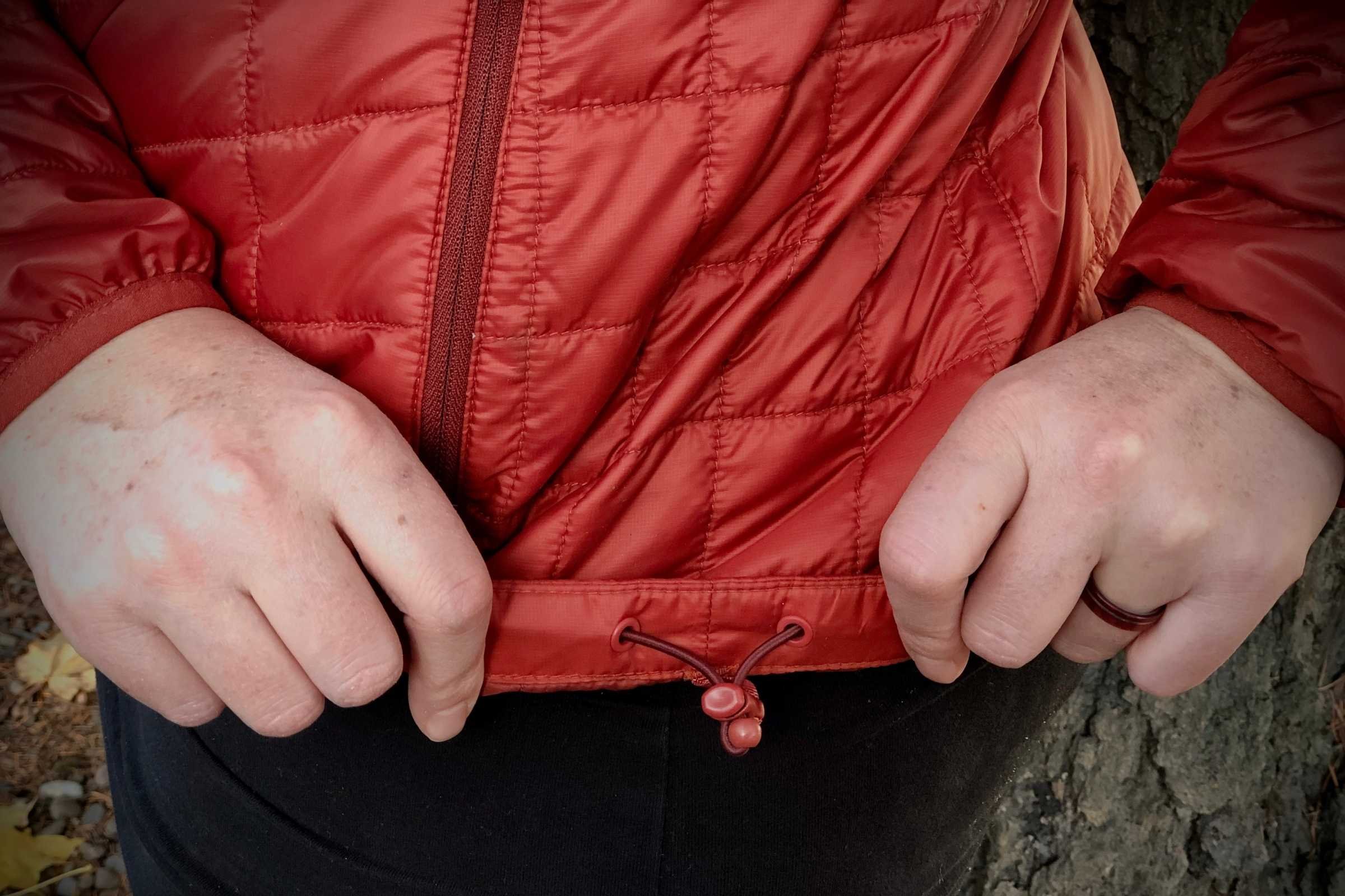   Elasticized bottoms hold the jacket in place.   Photo by    Emily Haas   