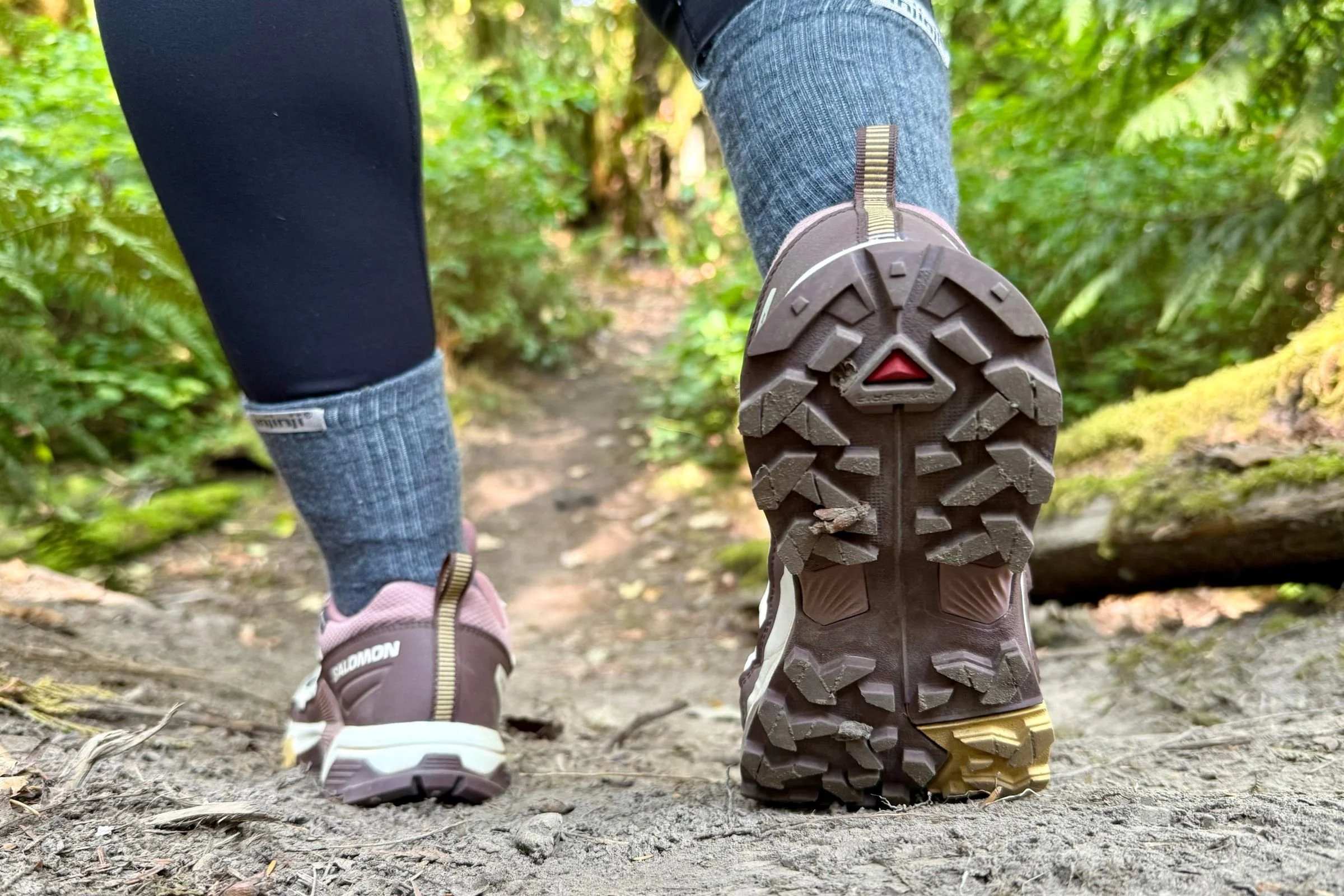   The Contagrip outsole did its job on slick, mossy rocks.   Photo by Steve Redmond  
